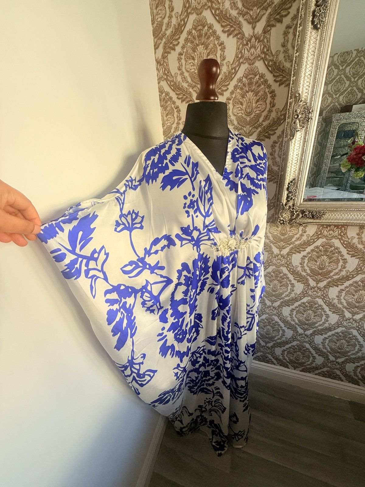 Other Beatuful designer silk kaftan Size XL / US 12-14 / IT 48-50 - 1 Thumbnail