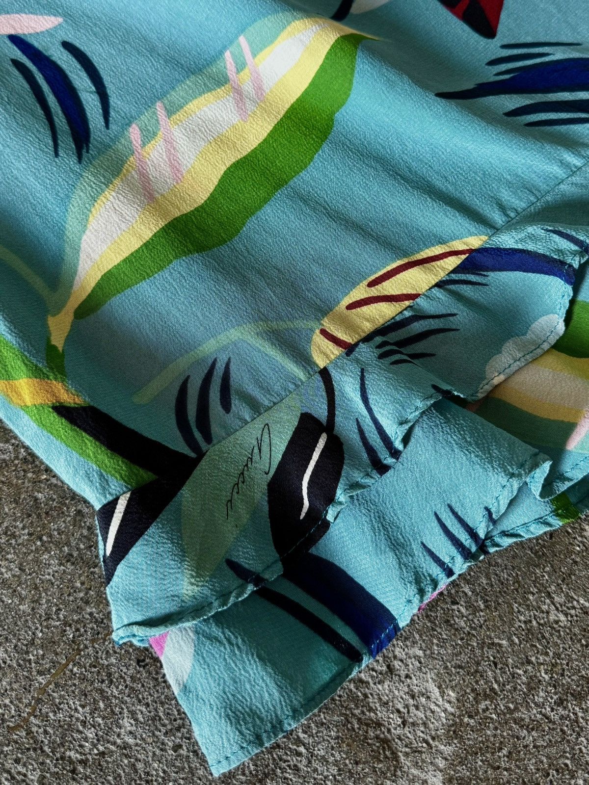 Gucci Gucci - Tom Ford - SS1999 - Tropical Flower Skirt Size 27" / US 4 / IT 40 - 4 Thumbnail