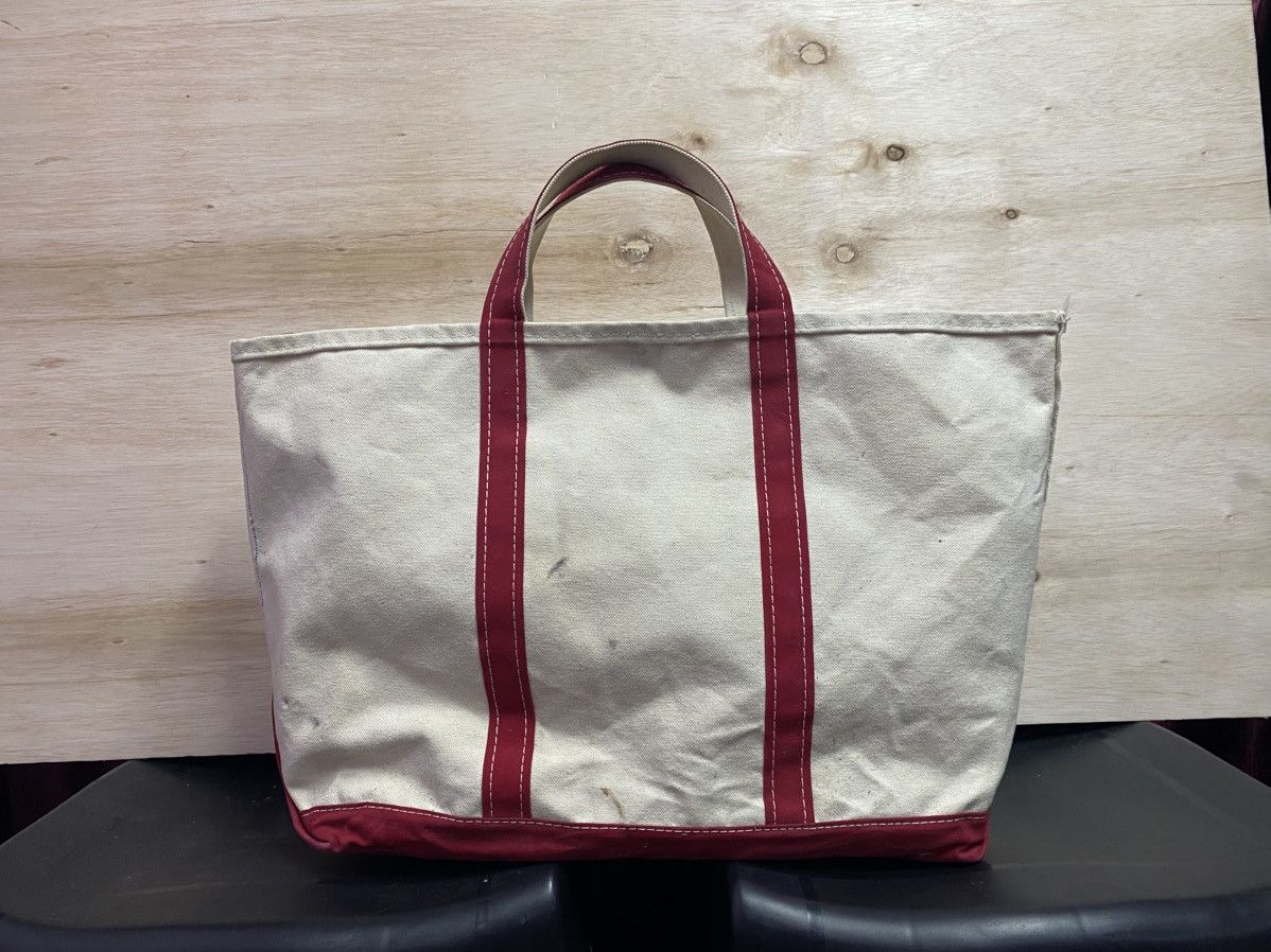 L.L. Bean Vintage 80' L.L.Bean Boat and Tote open-top canvas tote bag Size ONE SIZE - 2 Thumbnail
