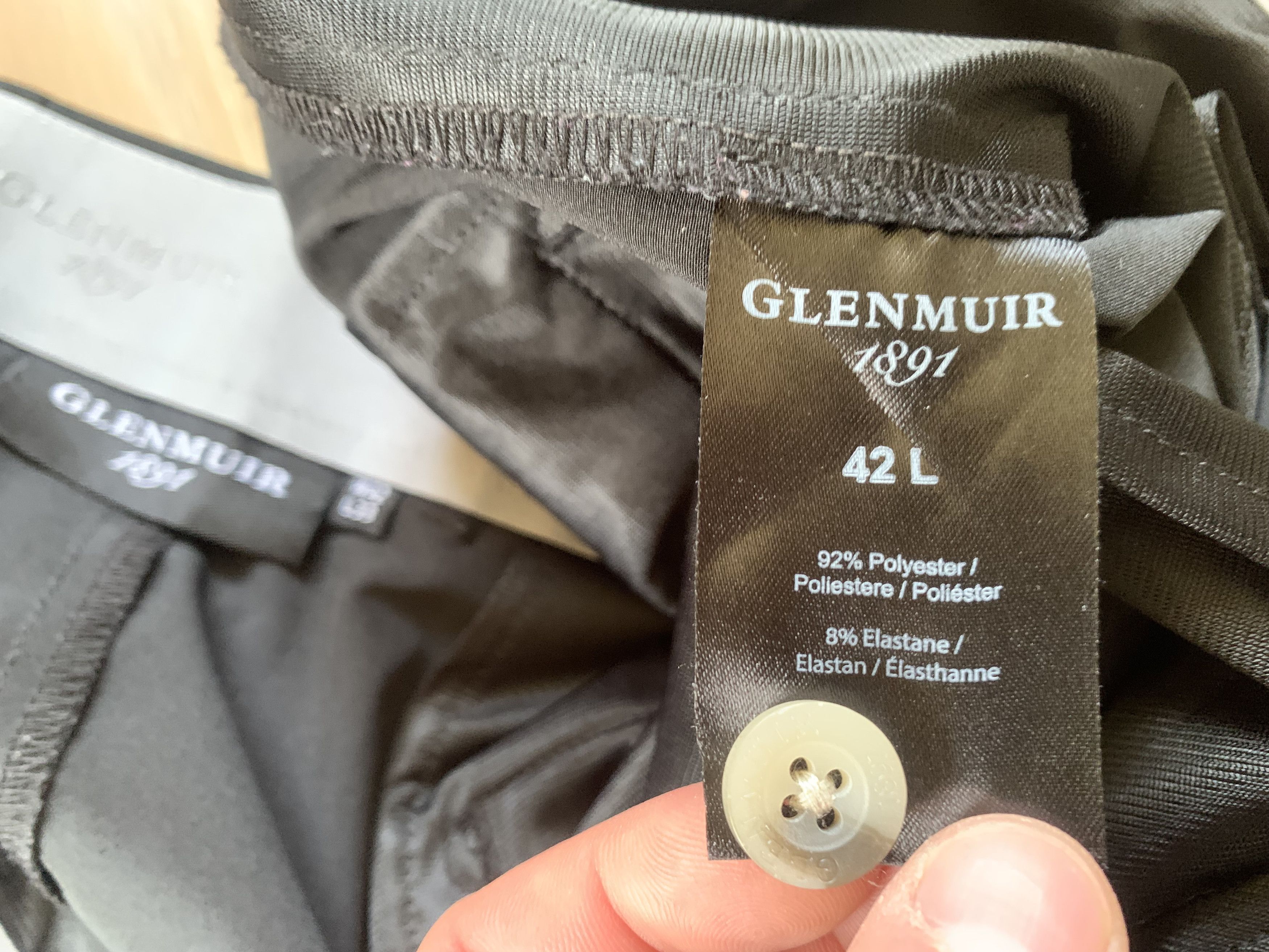 Other Glenmuir Mens Black Golf Pants Trousers Size US 36 / EU 52 - 9 Thumbnail