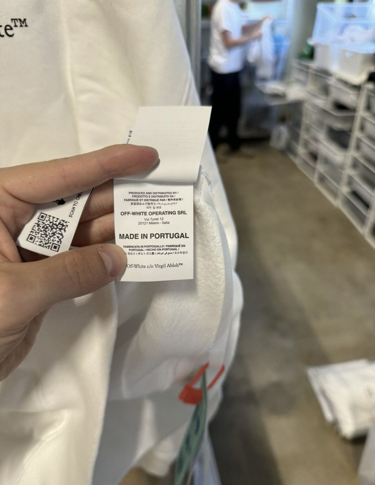 Off-White Off-White Caravaggio Crowning Hoodie NEW 800$ Size US L / EU 52-54 / 3 - 8 Thumbnail