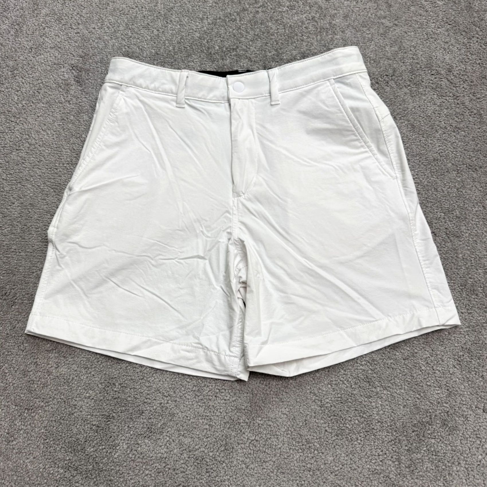 American Eagle Outfitters American Eagle Outfitters AE Flex Next Level Tech Chino Shorts Mens 28 White Nylon Stretch Size US 28 / EU 44 - 2 Thumbnail