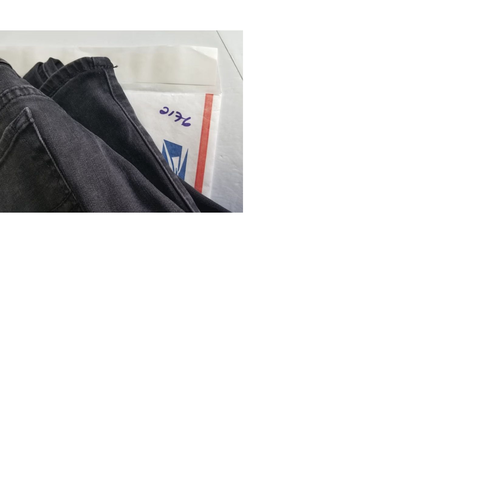Lucky Brand Lucky Brand Womens Jeans Straight 4/27 High Rise Distressed Black 27in Inseam Slim Regular Size 4 Women Button Zip Stretch Comfort See Pic Size 27" / US 4 / IT 40 - 9 Thumbnail