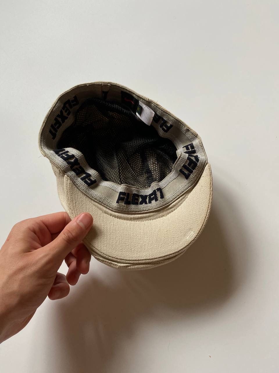 Nike Vintage Nike 2 x swoosh Cap Hat Flexfit technology Size M Size ONE SIZE - 4 Thumbnail