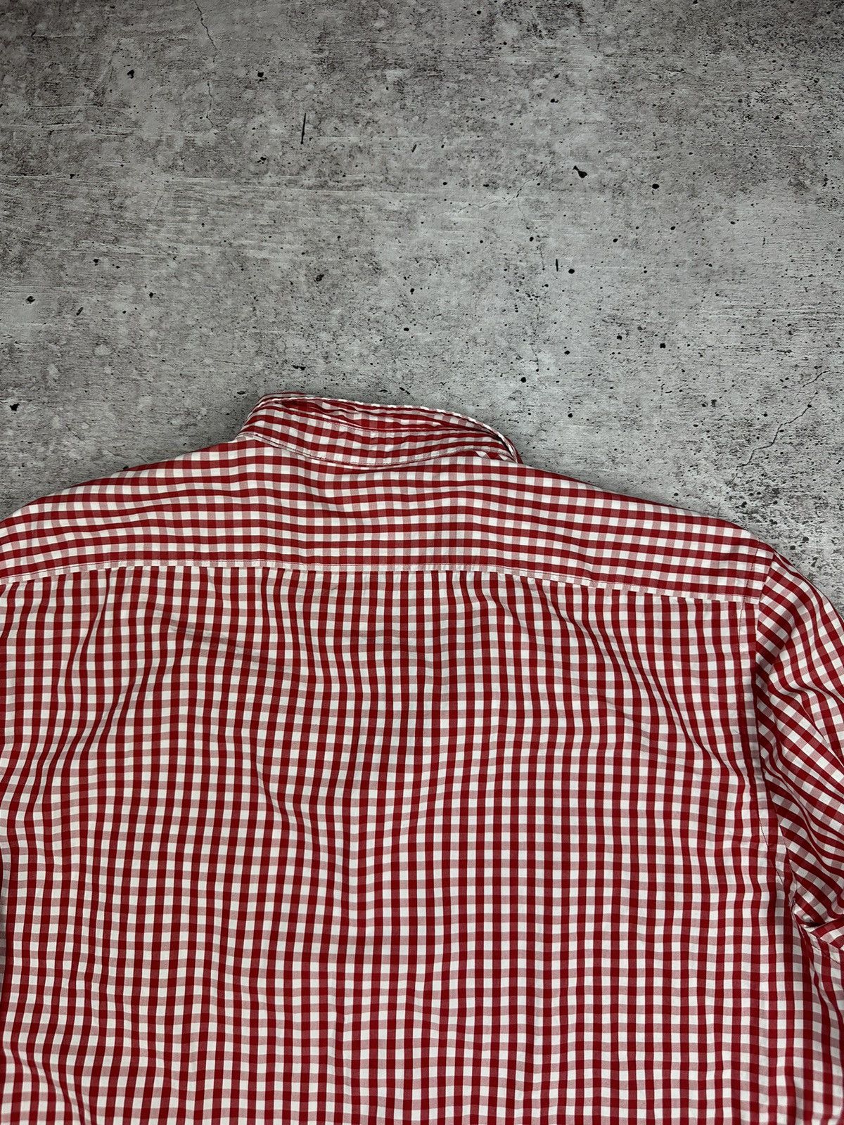 Burberry Burberry Brit Small Logo Check Patterned Button Up Shirt Size US XL / EU 56 / 4 - 19 Thumbnail