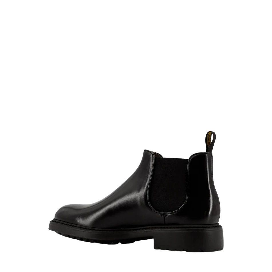 Other DOUCAL'S Black Leather Boots New & Authentic (Men's size:9;) Size US 9 / EU 42 - 3 Thumbnail