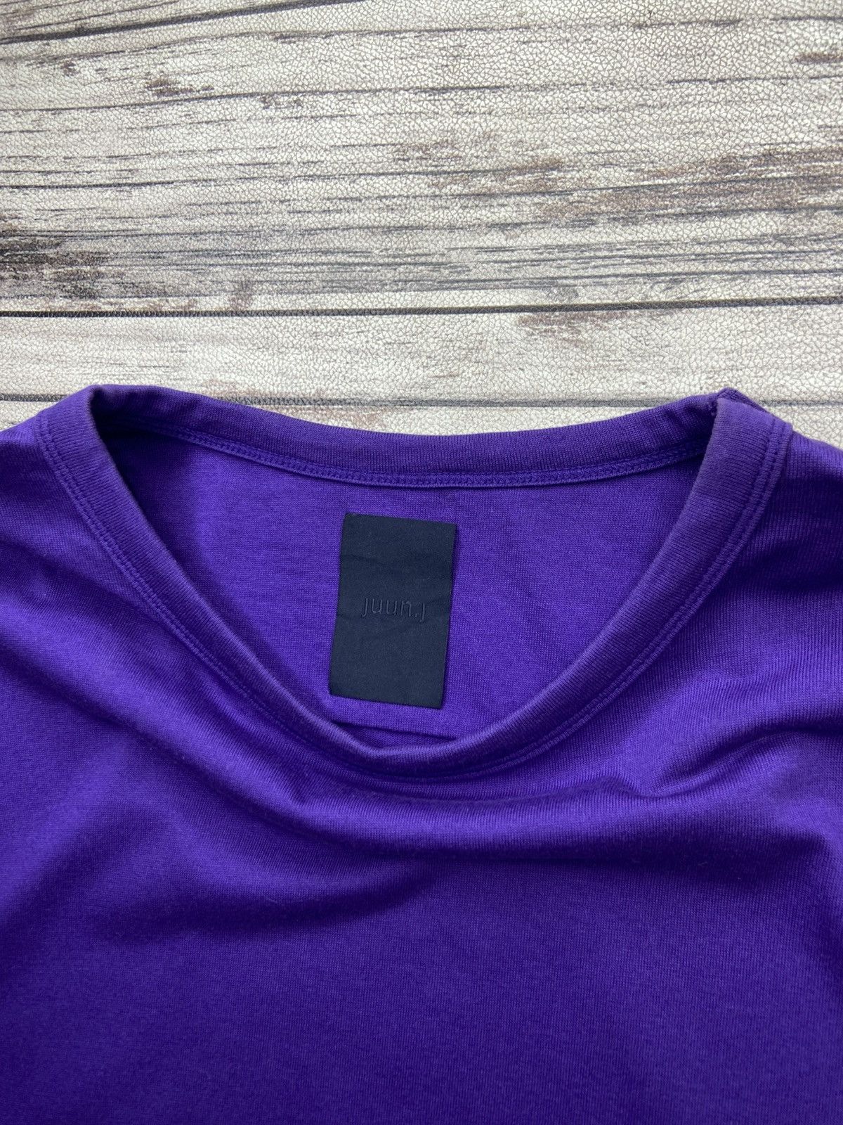 Hyein Seo × JJJJound × Juun.J SS18 Juun.J "Not Judgemental" Purple Embroidered Longsleeve Size US S / EU 44-46 / 1 - 7 Thumbnail