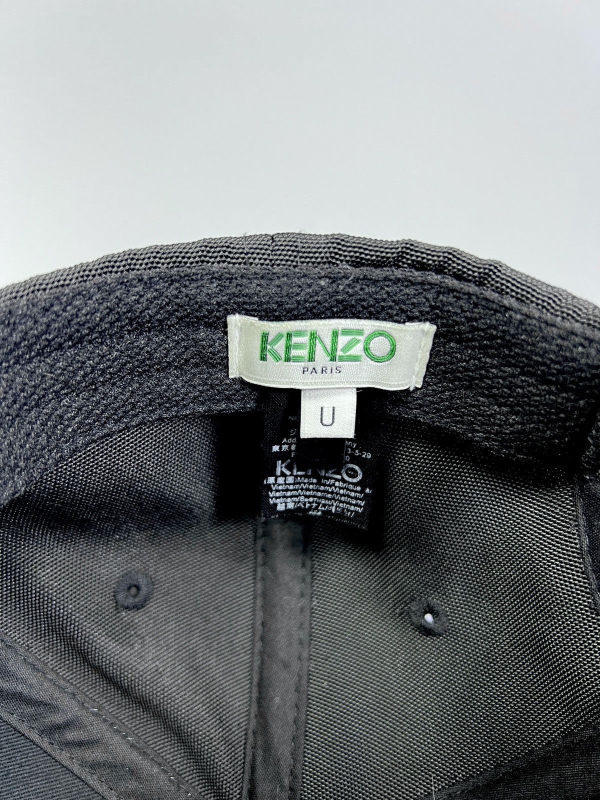 Kenzo 🚩 Kenzo Tiger Embroidered Baseball Cap (U) Size ONE SIZE - 4 Thumbnail