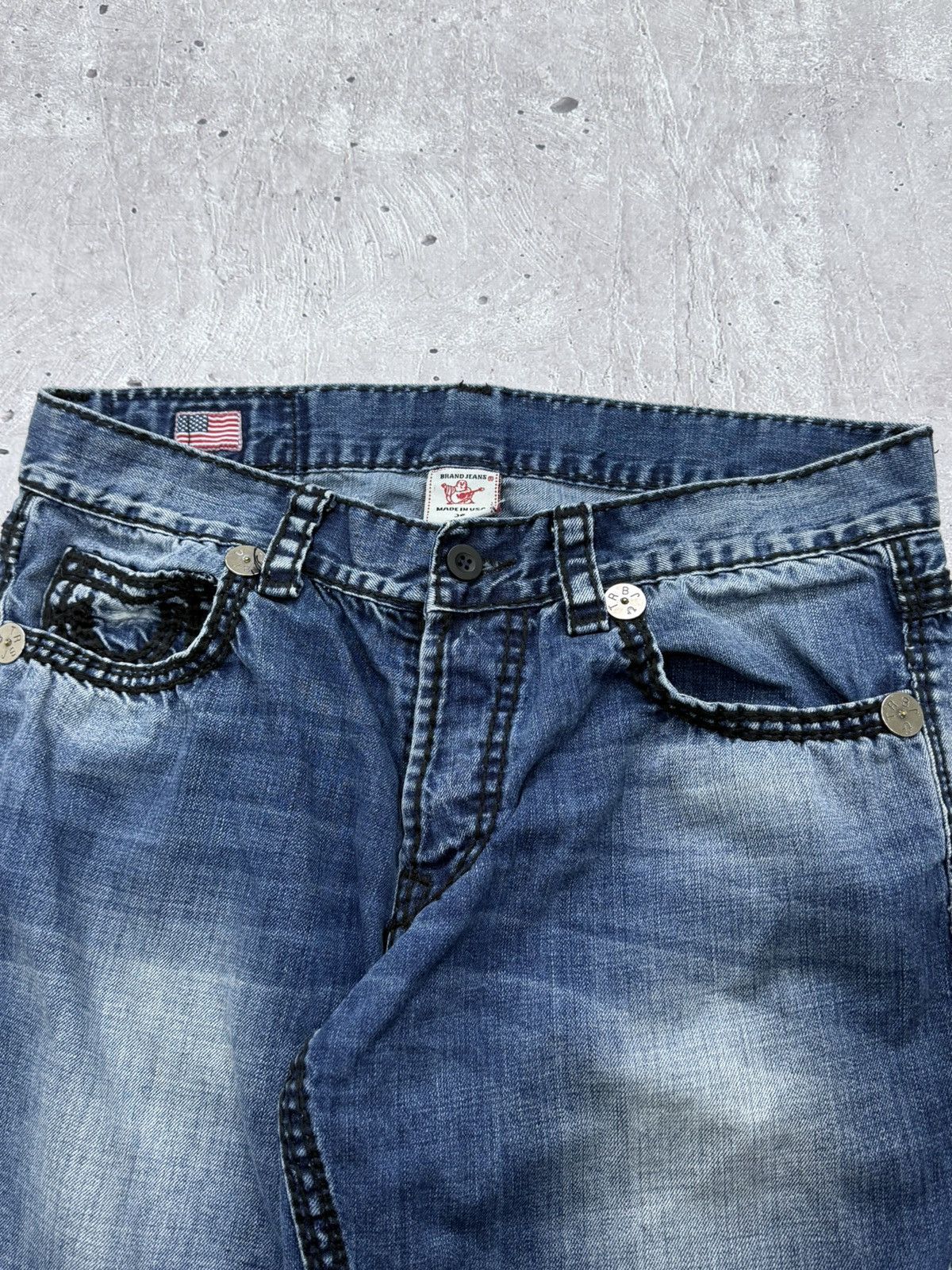 True Religion Vintage Y2K True Religion Joey Jeans Size US 36 / EU 52 - 6 Thumbnail