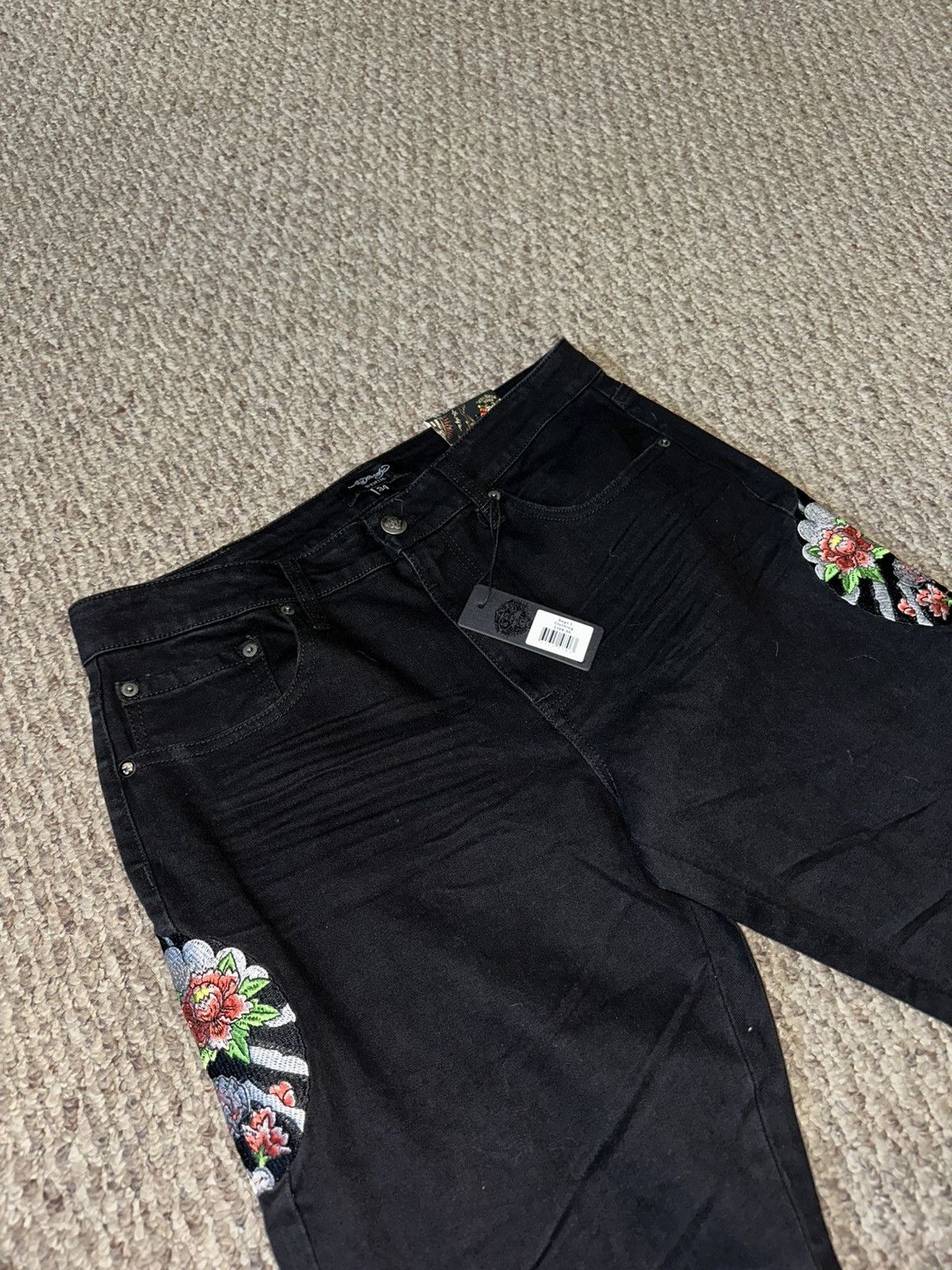 Ed Hardy Ed Hardy Japan Lion Black Denim Deadstock Size US 34 / EU 50 - 6 Thumbnail