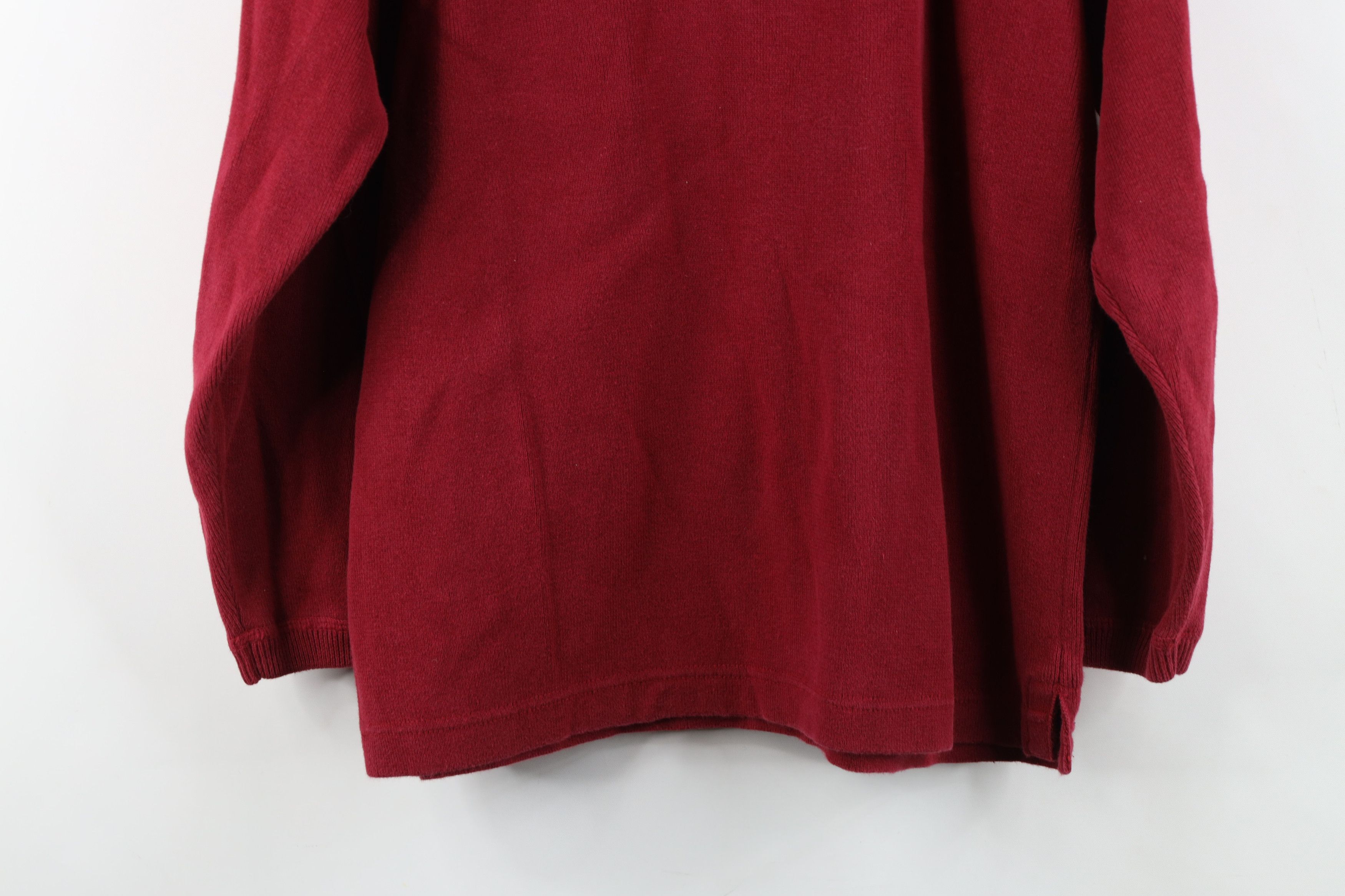 Eddie Bauer Vintage Eddie Bauer Cotton Ribbed Knit Sweater Red Japan Size S / US 4 / IT 40 - 13 Thumbnail