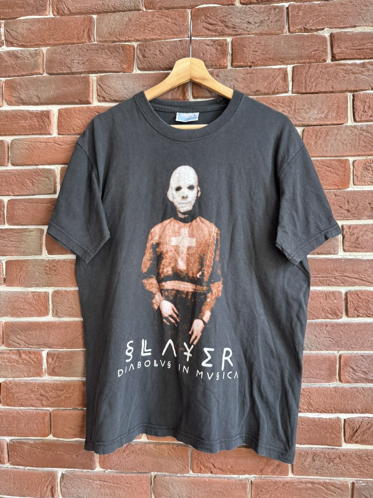 Band Tees Vintage Slayer Diabolous In Musica 1998 90s Band T-shirt Size US L / EU 52-54 / 3 - 1 Thumbnail