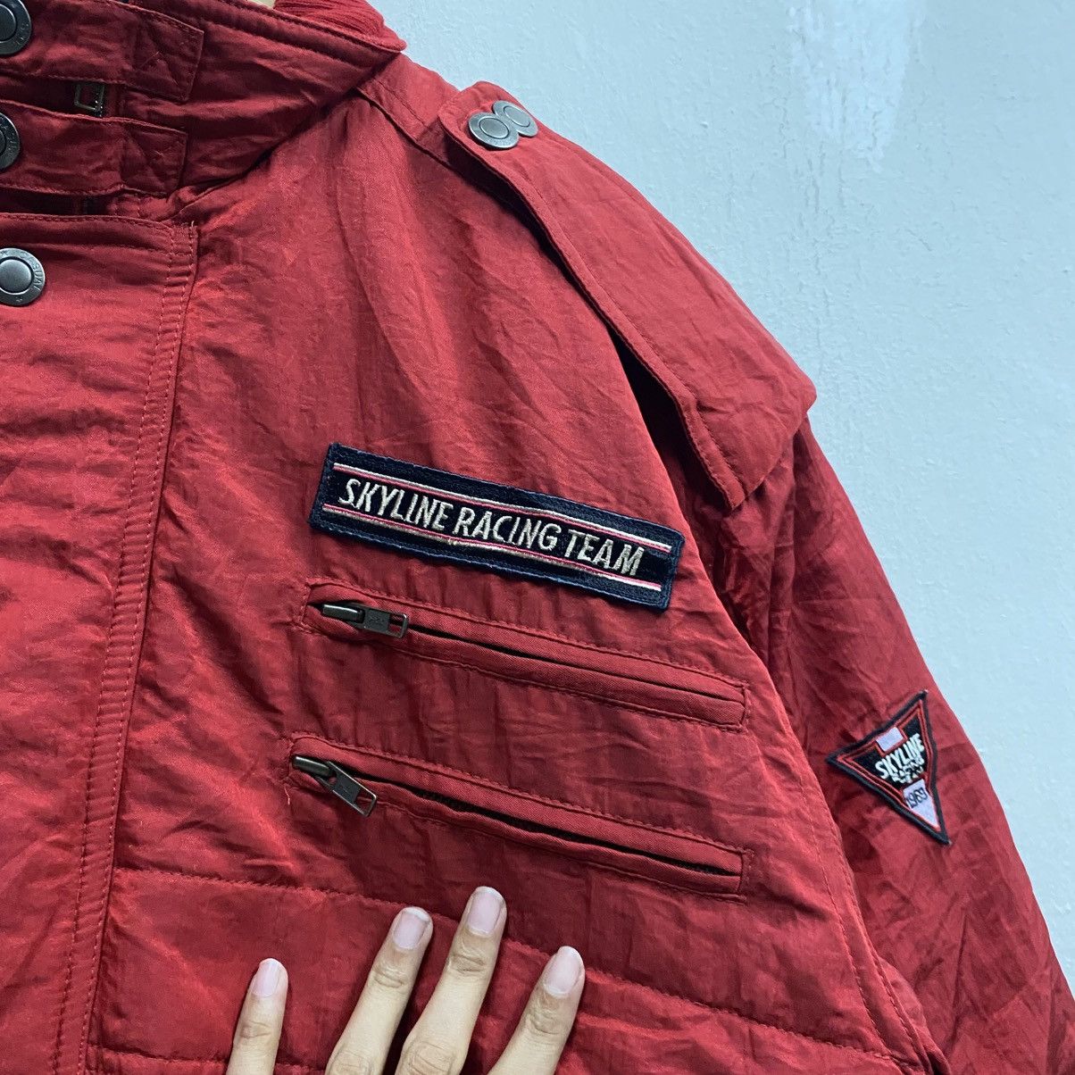 Vintage Very rare! Vintage Nissan: 90s Skyline Racing Team Jacket Size US L / EU 52-54 / 3 - 11 Thumbnail