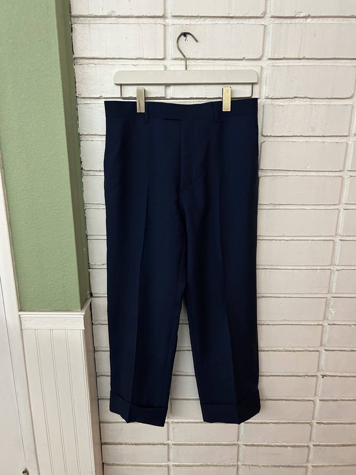Gucci Gucci Navy Trousers SET (sz52) Size US 34 / EU 50 - 1 Thumbnail