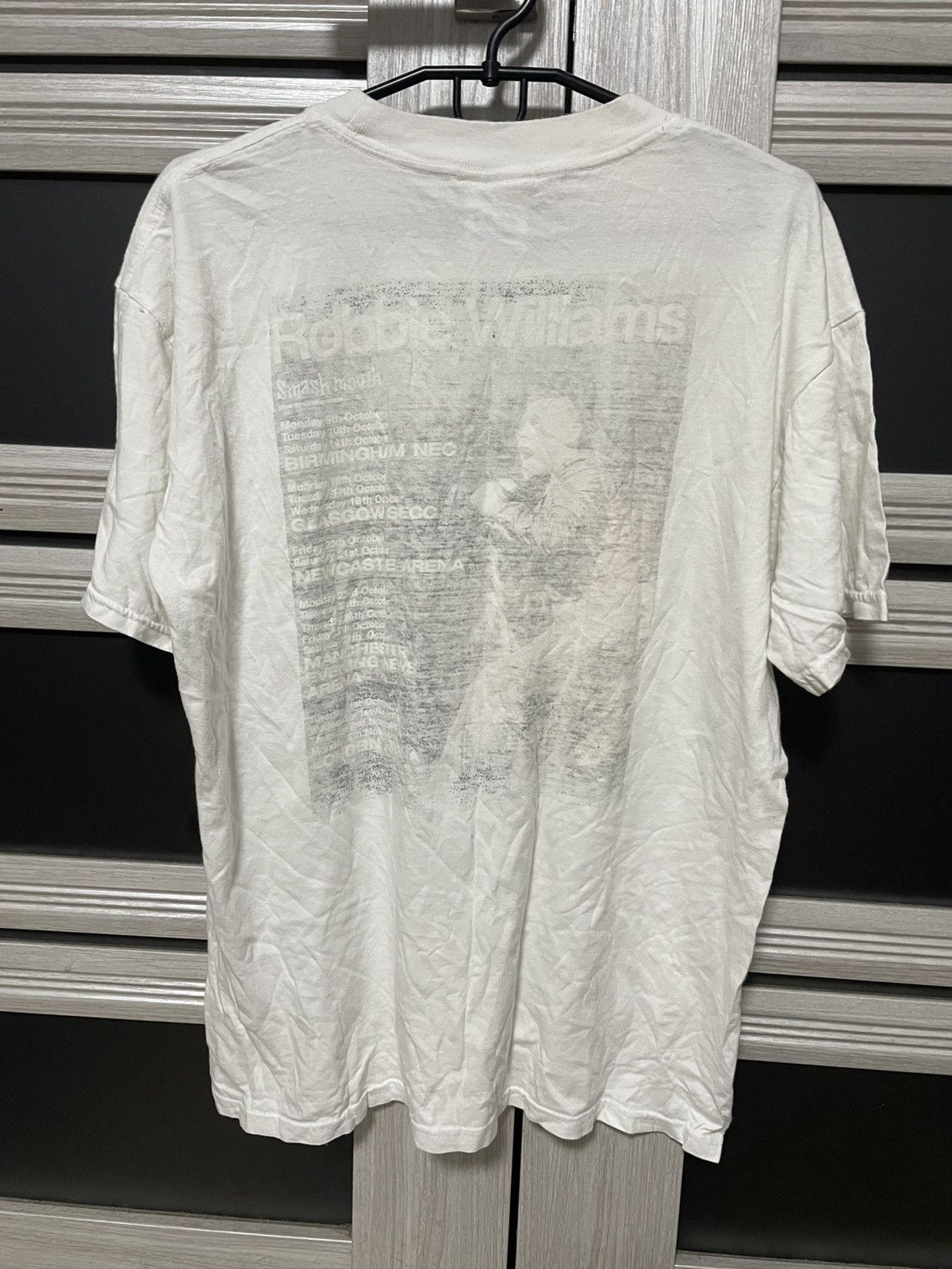 Band Tees × Vintage Vintage 2000 Robbie Williams Smash Mouth Tour T Shirt UK Tee Size US L / EU 52-54 / 3 - 2 Thumbnail