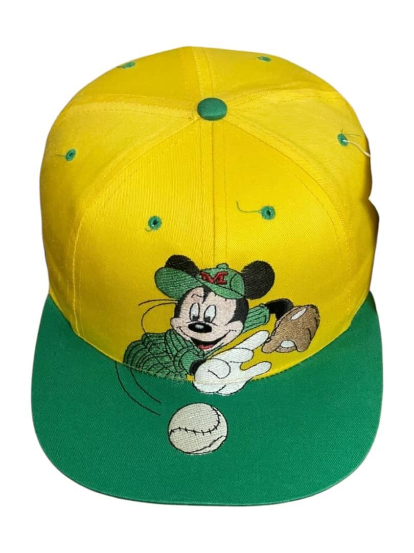 Mickey Mouse × Mickey Unlimited × Vintage RARE DEADSTOCK VINTAGE 90s MICKEY MOUSE EMBROIDERY CAP Size ONE SIZE - 1 Thumbnail