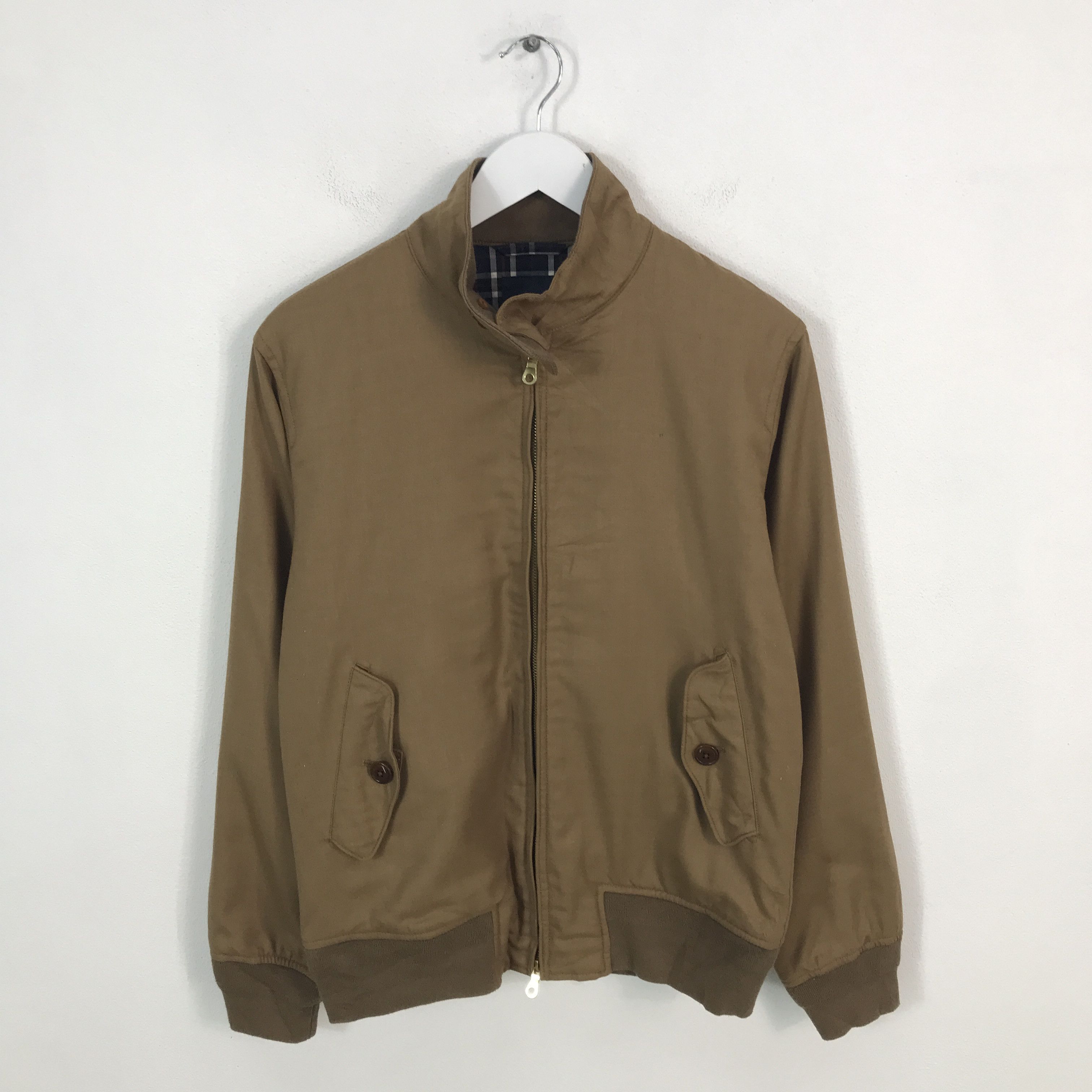 Beams Japan zipper brown jacket