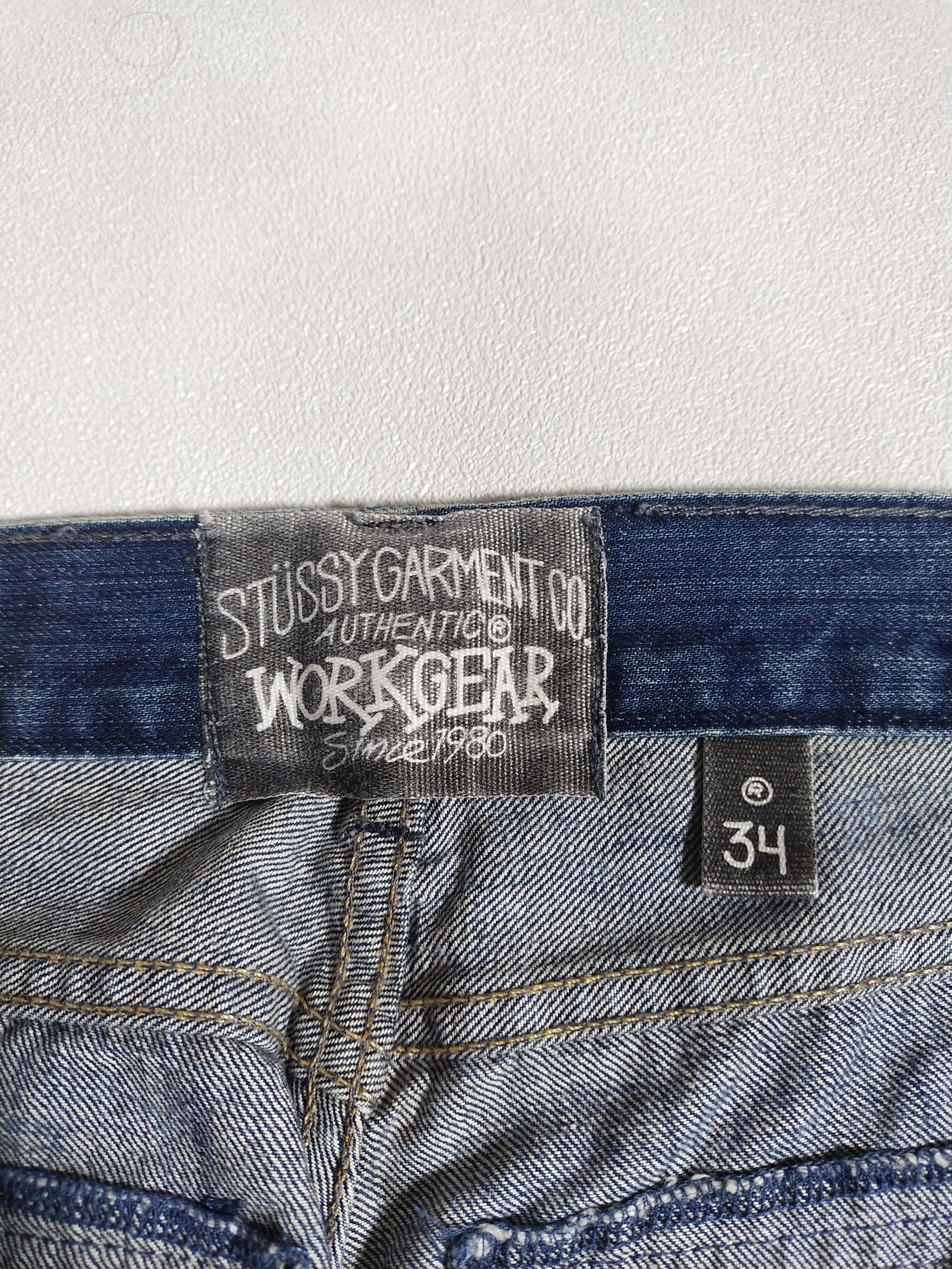 Stussy Vintage Denim Stussy Garment WorkGear Size US 34 / EU 50 - 5 Thumbnail