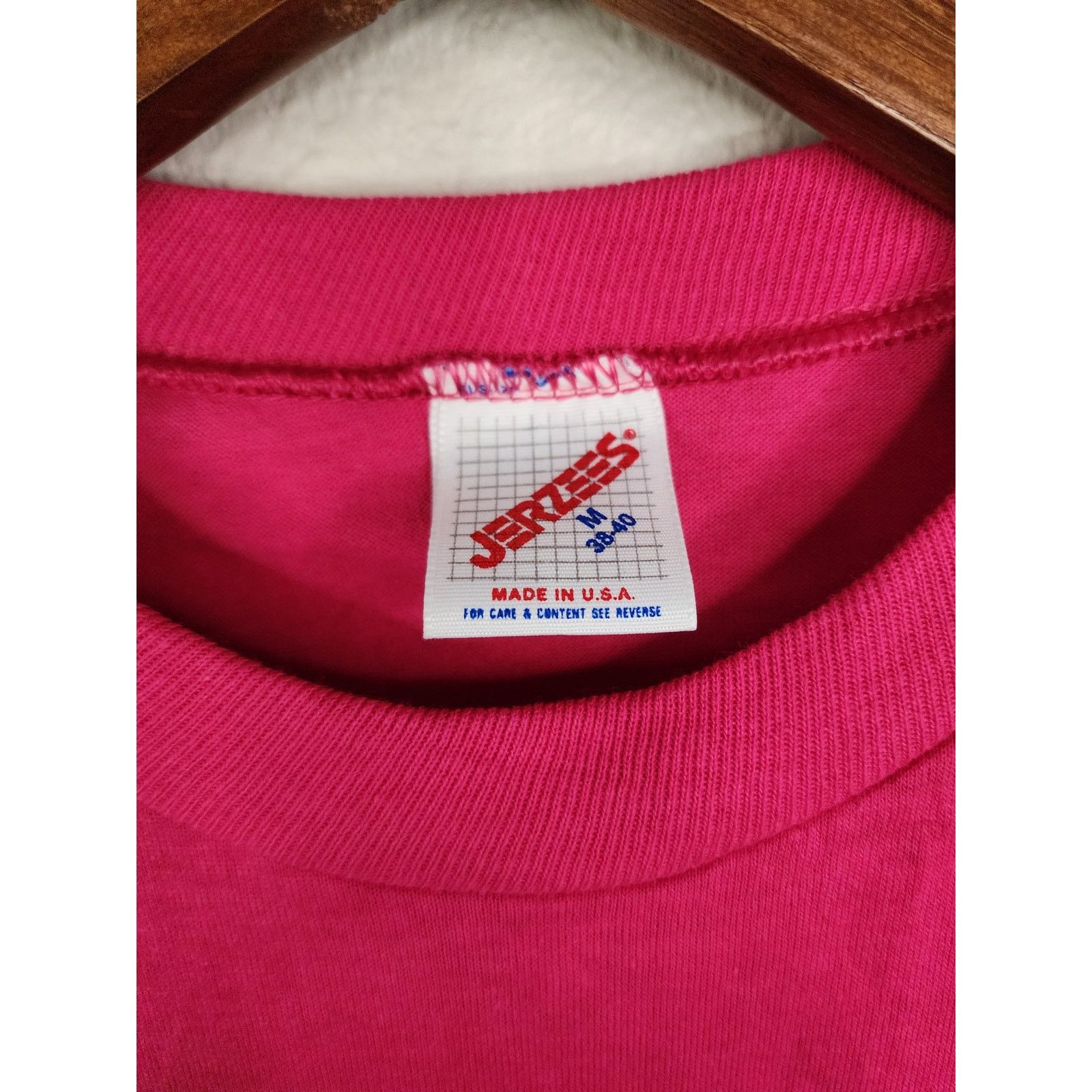 Jerzees × Vintage Vintage Las Vegas Shirt Palm Tree Jerzees Pink Tee 90s VTG M Size US M / EU 48-50 / 2 - 4 Thumbnail