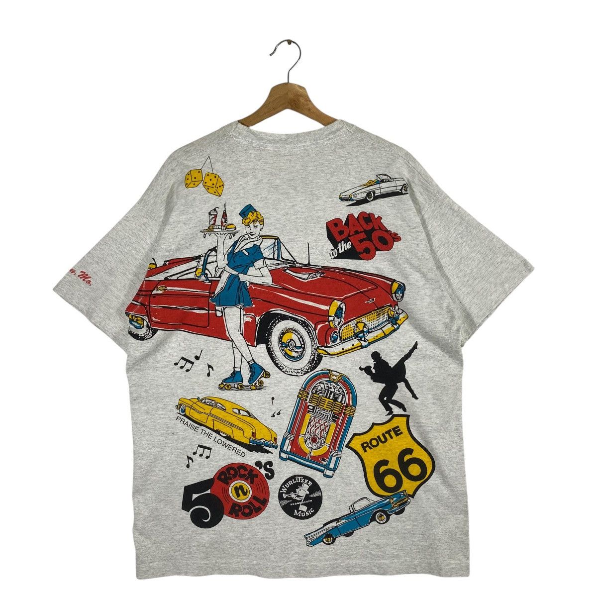 Vintage Vintage Beach Boys Cruisin T-Shirt Mens Allover Print Size US XL / EU 56 / 4 - 7 Thumbnail