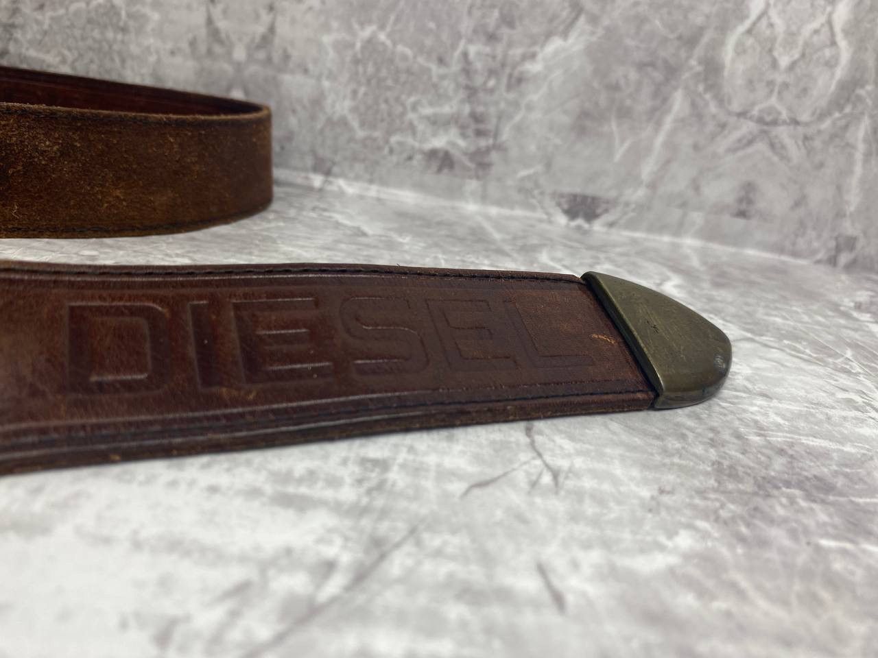 Diesel Diesel leather belt vintage genuine Size ONE SIZE - 5 Thumbnail