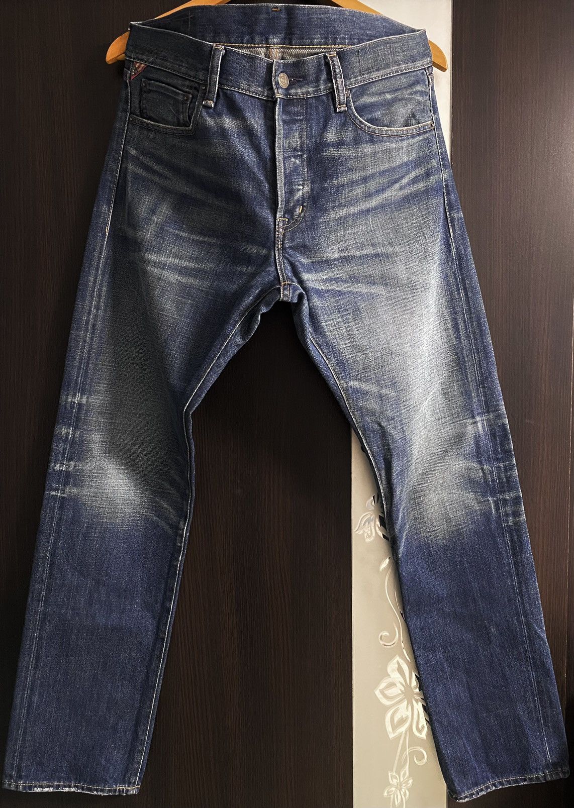 Denim & Supply Ralph Lauren DSRL Ralph Lauren Washed Blue Distressed Denim Jeans Size US 34 / EU 50 - 4 Thumbnail