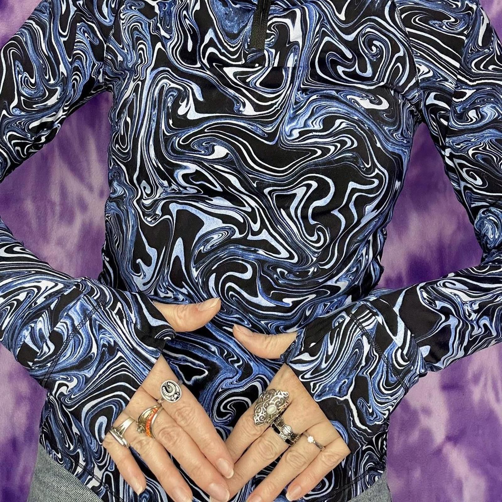 Lululemon 💙 LULULEMON SUMINAGASHI HALF ZIP athletic top Size S / US 4 / IT 40 - 3 Thumbnail