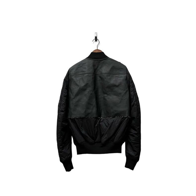 Rick Owens Rick Owens Black and silver split leather zipper jacket-250 Size US M / EU 48-50 / 2 - 2 Thumbnail
