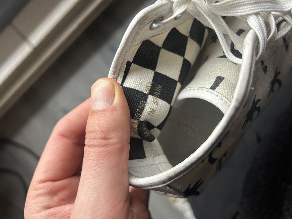 Saint Laurent Paris Palm Tree Print Canvas High-Top Sneakers Size US 7.5 / EU 40-41 - 15 Thumbnail