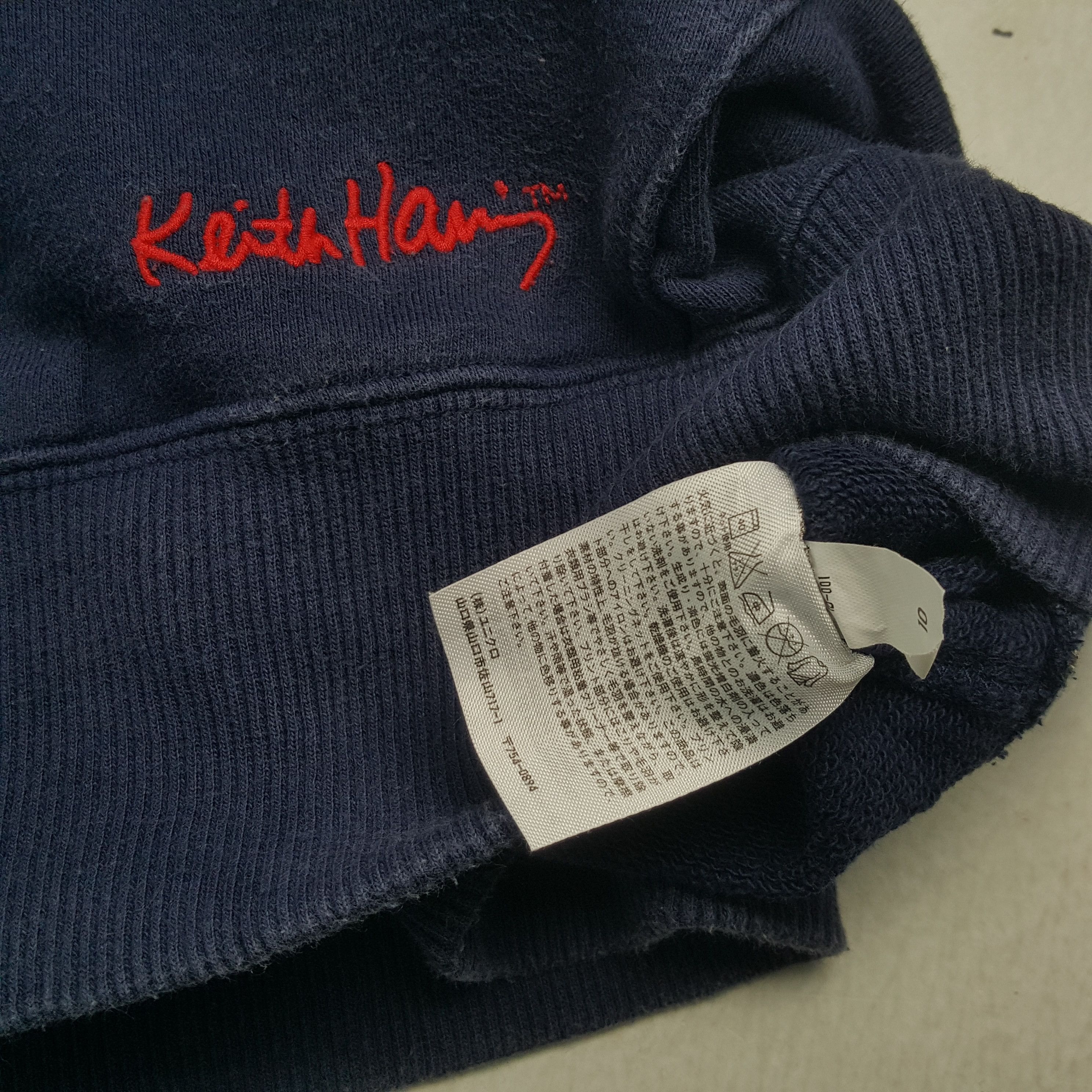 Keith Haring × Vintage Vintage KEITH HARING American Art Artist Hoodies Size US L / EU 52-54 / 3 - 8 Thumbnail