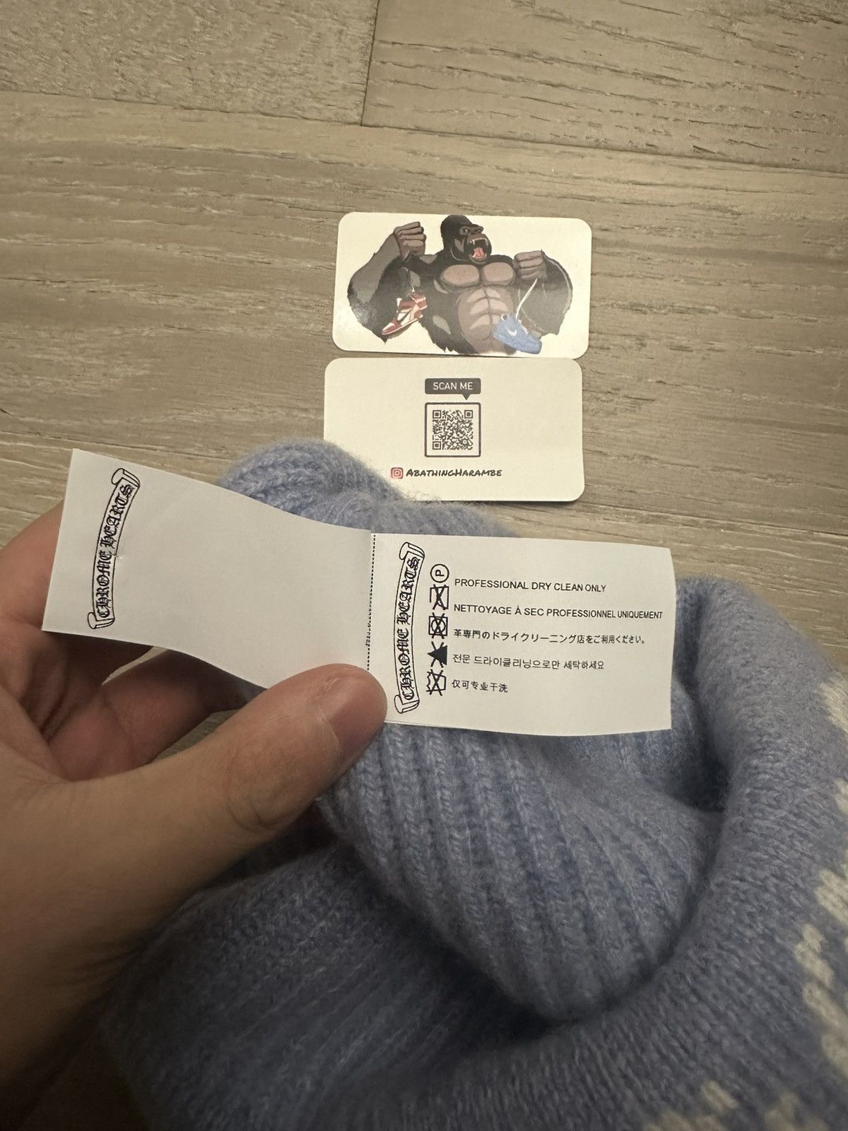 Chrome Hearts Chrome Hearts Cashmere CH Big Daddy Beanie Size ONE SIZE - 5 Thumbnail
