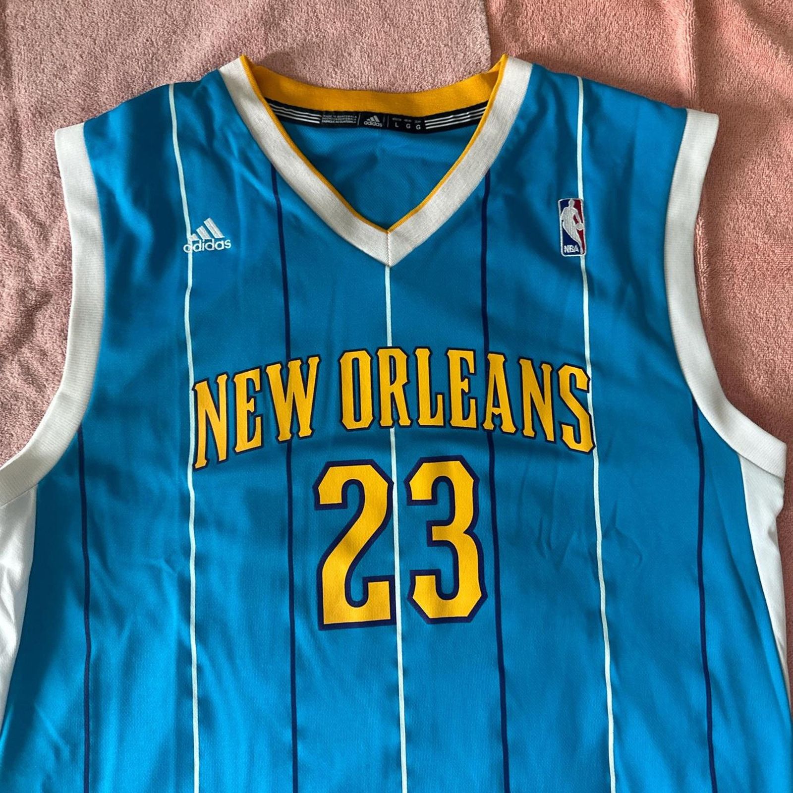 Adidas Adidas NBA New Orleans Hornets Anthony Davis Rookie Jersey Size US L / EU 52-54 / 3 - 2 Thumbnail