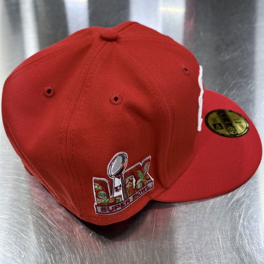 NFL × New Era Kansas City Chiefs Super Bowl LIX Patch 59FIFTY Hat 7 5/8 Size ONE SIZE - 3 Thumbnail