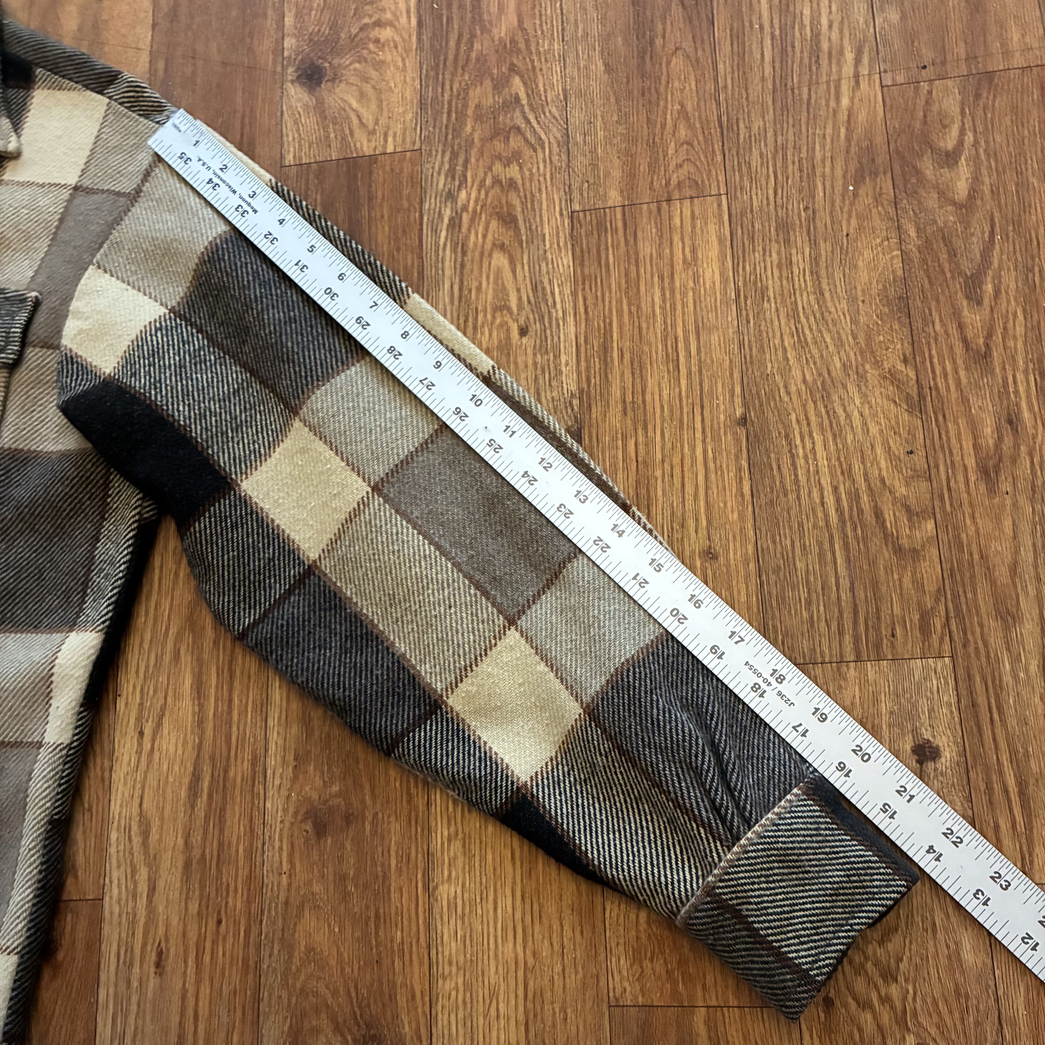 Other Wool CPO Shirt Plaid Vintage Campus 60s Size US M / EU 48-50 / 2 - 13 Thumbnail