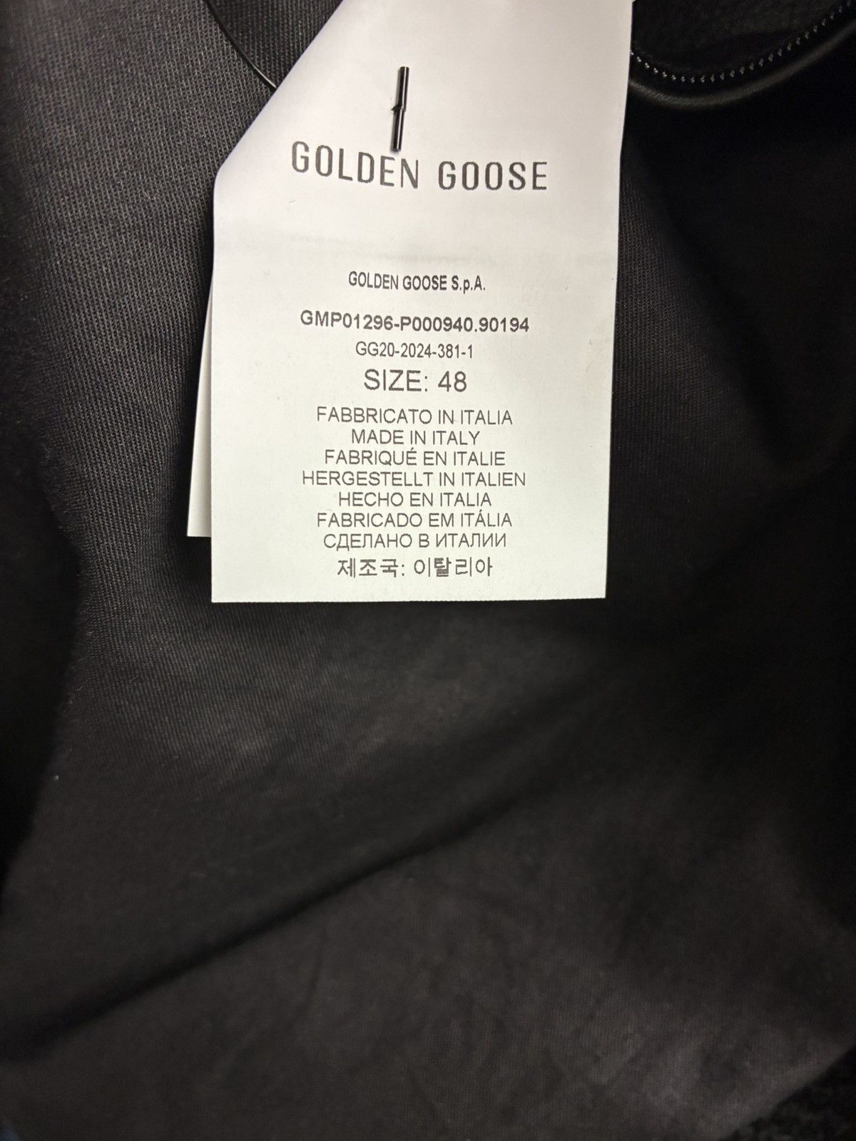 Golden Goose Wool Bomber with patch leather sleeves EU 48 USA 38 Size US M / EU 48-50 / 2 - 16 Thumbnail
