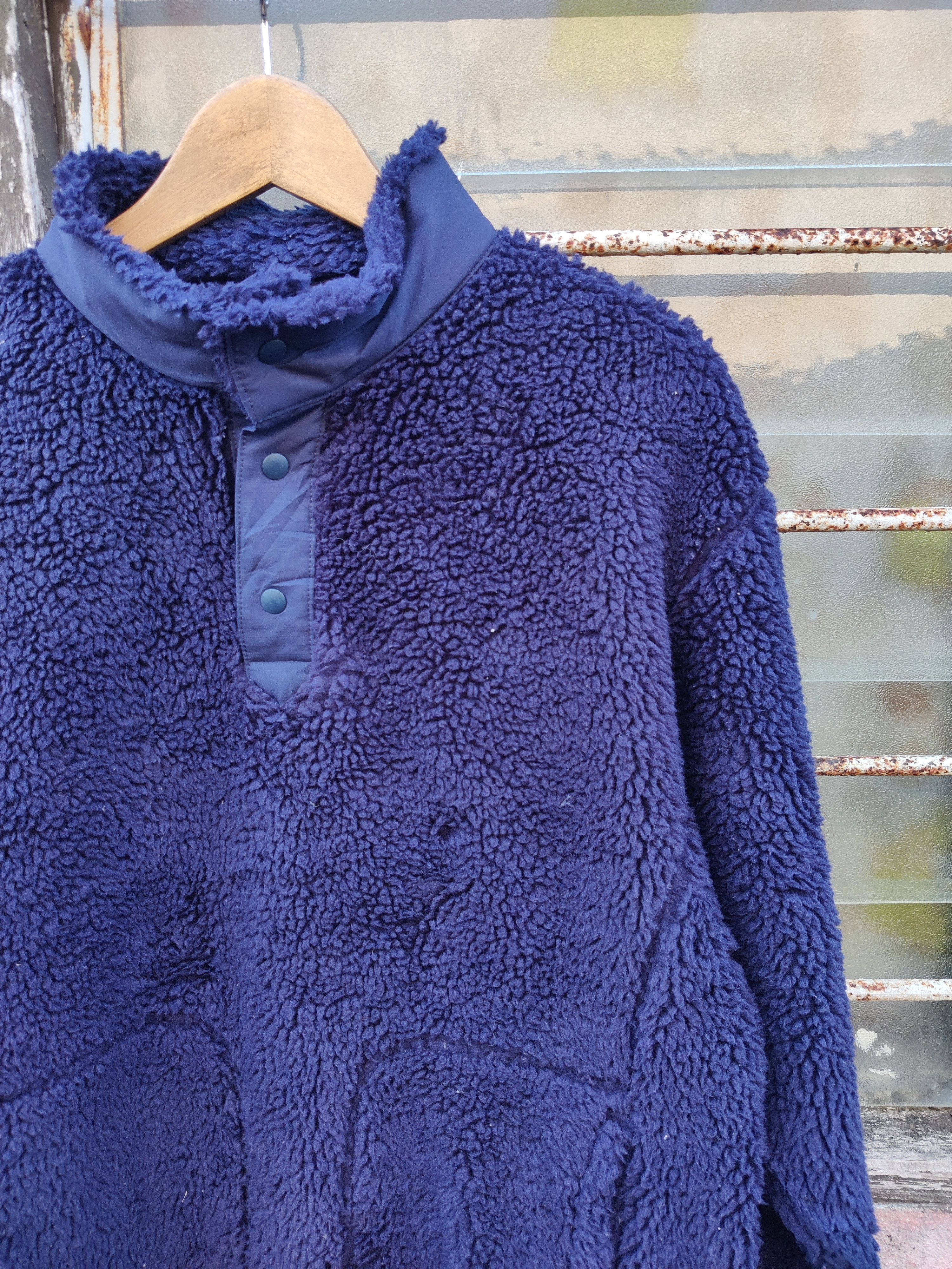 Uniqlo × White Mountaineering Vintage Uniqlo White Mountaineering Deep Pile Fleece Jacket Size US M / EU 48-50 / 2 - 2 Thumbnail