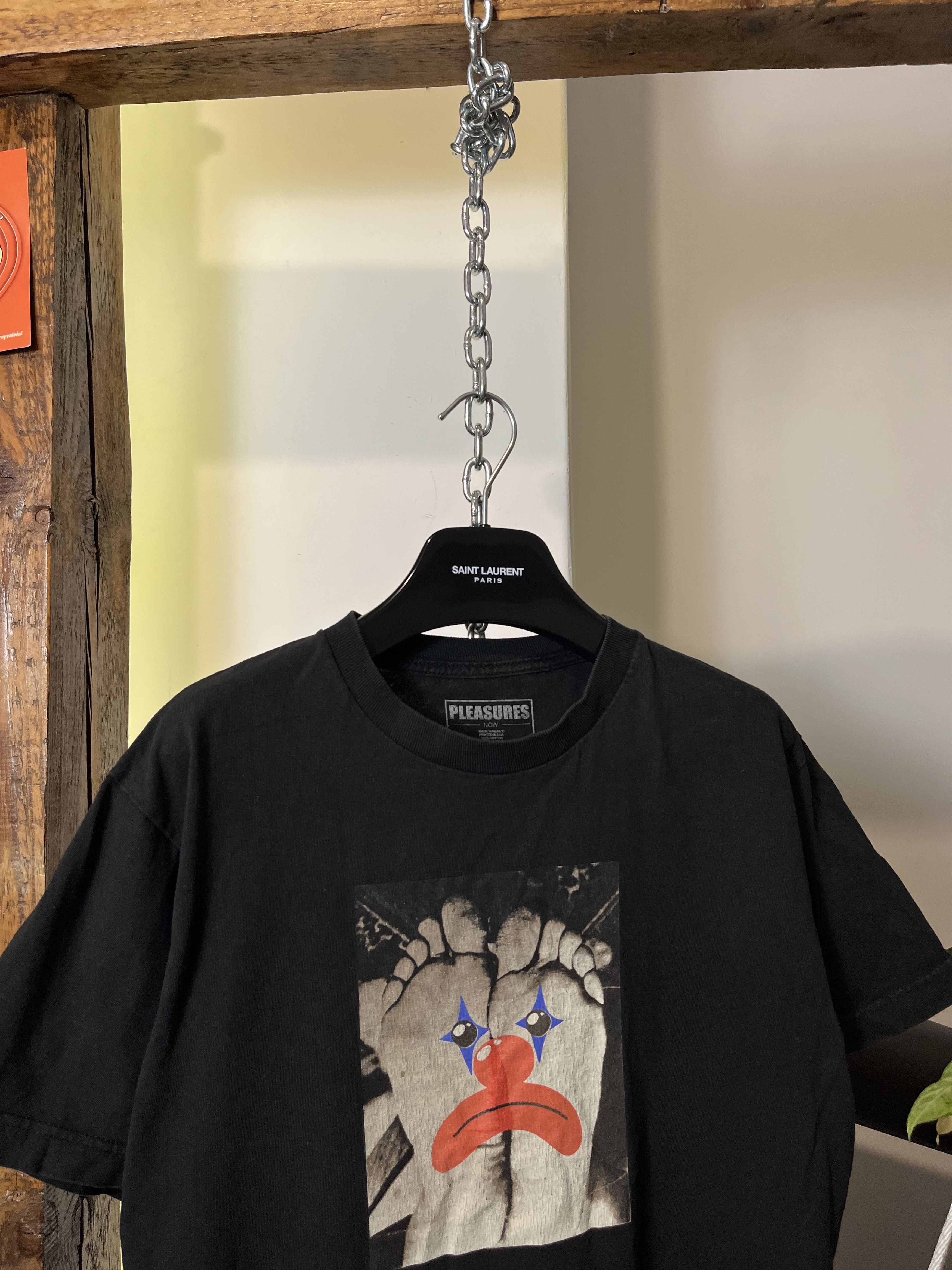 Pleasures Pleasures „Clown Feet” Shirt Sleeve T-Shirt Black Size US M / EU 48-50 / 2 - 3 Thumbnail