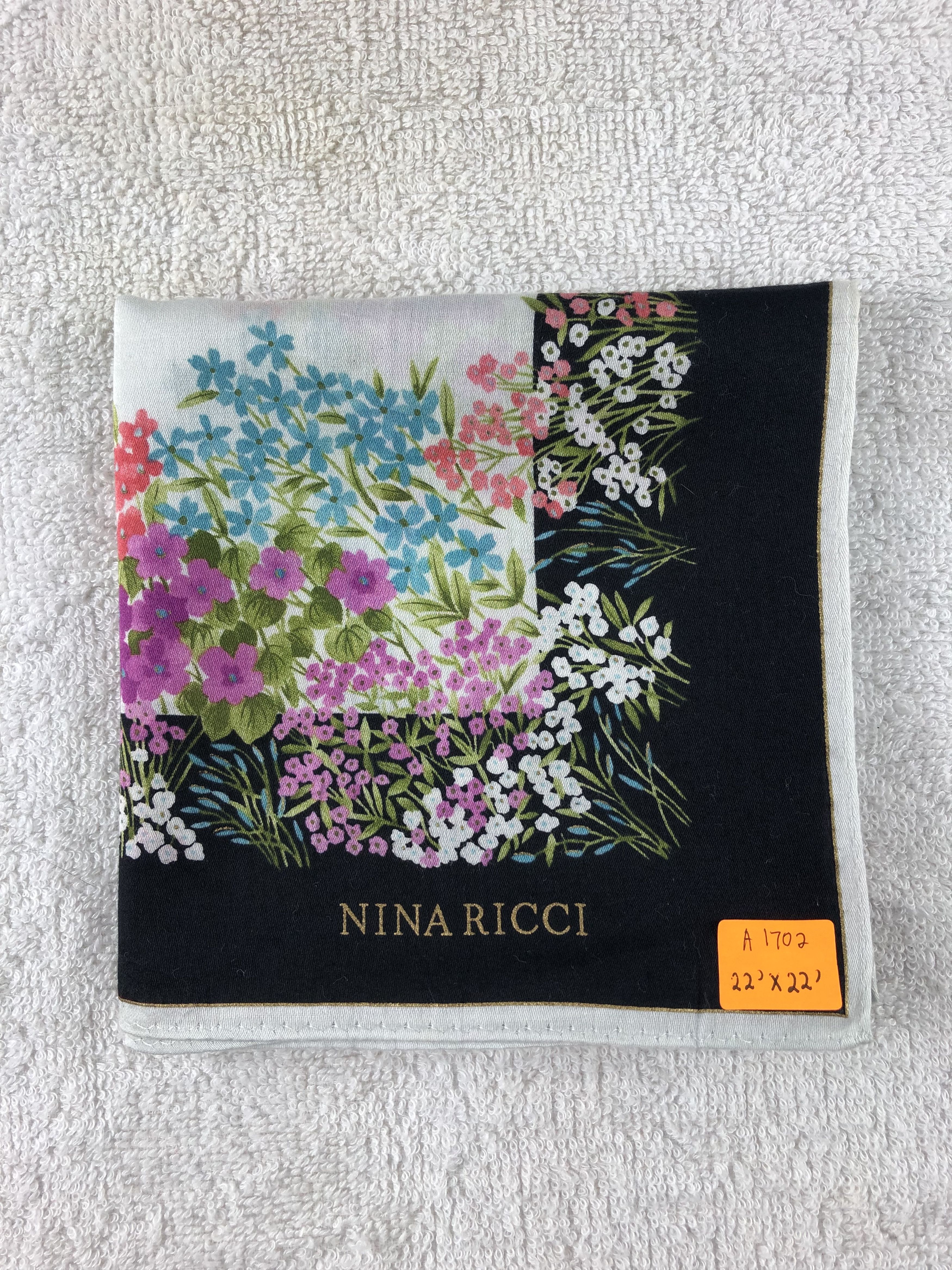 Nina Ricci × Vintage Nina Ricci Handkerchief / Bandana / Neckerchief Size ONE SIZE - 6 Thumbnail