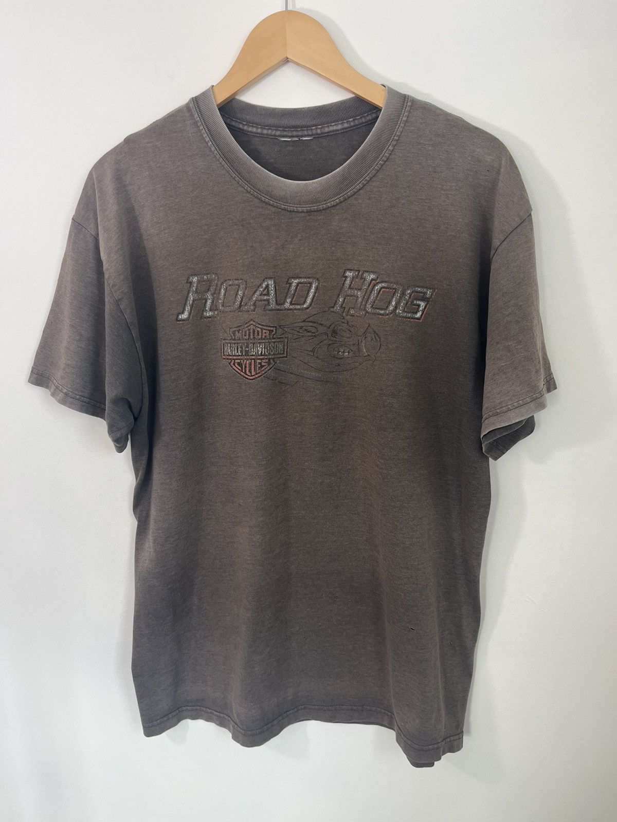 Vintage Harley Davidson Road Hog Sun Faded Distressed Tee Size US L / EU 52-54 / 3 - 2 Thumbnail