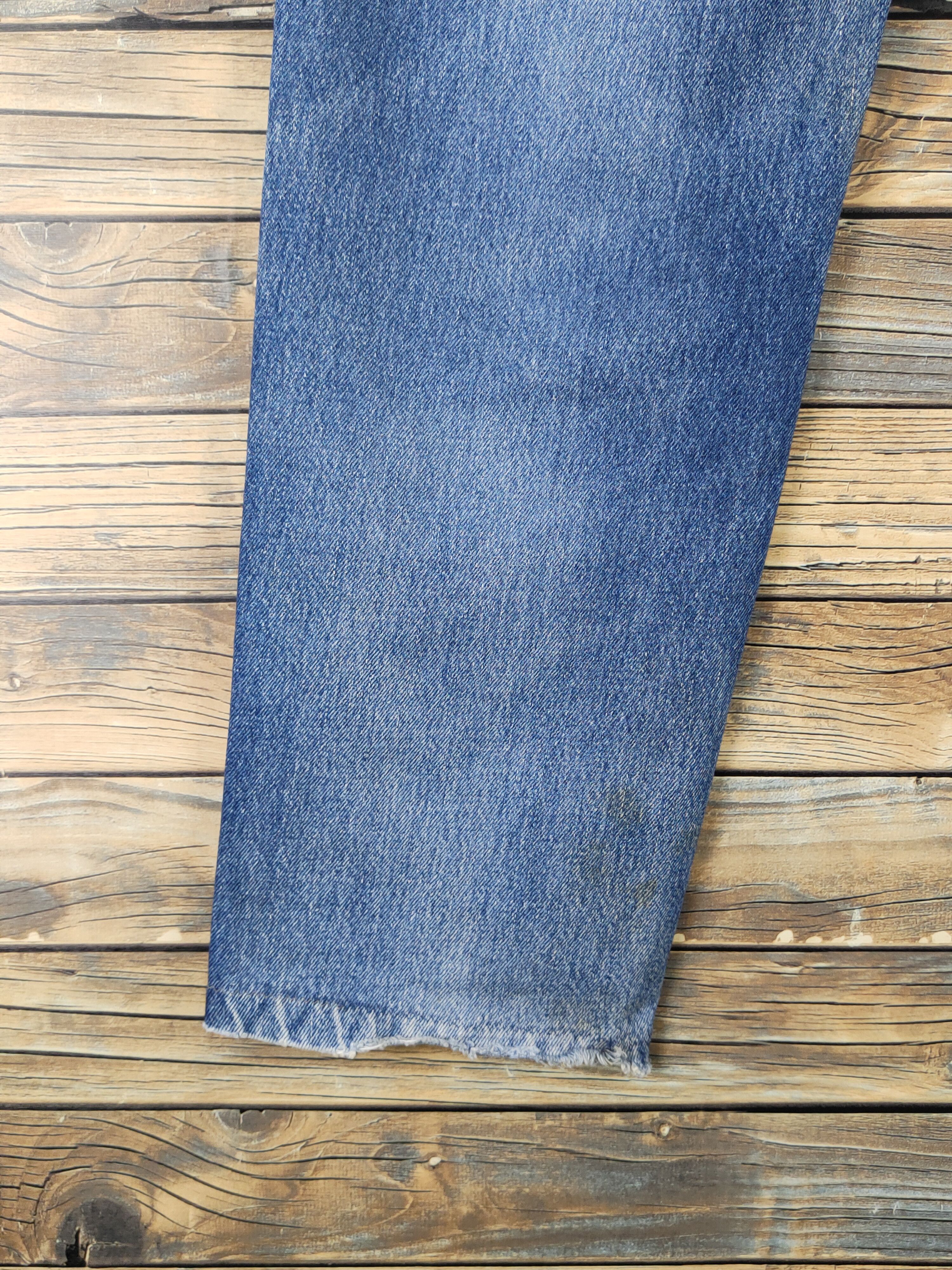 Lee Lee Blue Distressed Ripped vintage denim Jeans #W1497 Size US 29 - 9 Thumbnail