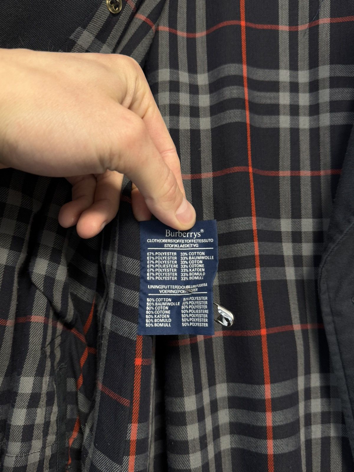 Burberry Burberrys Vintage Trench Coat Burberry Oversize nova check Size L / US 10 / IT 46 - 6 Thumbnail
