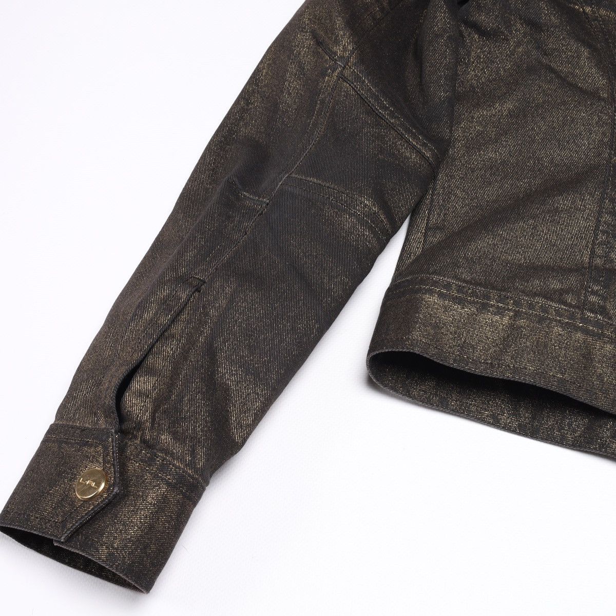 Ralph Lauren Ralph Lauren Jeans Co Bronze Brown Glitter jacket Biker Crop Size XS / US 0-2 / IT 36-38 - 19 Thumbnail