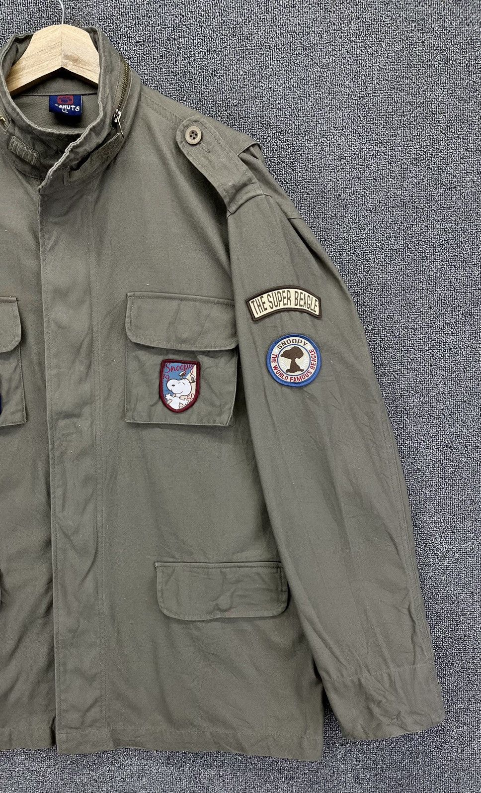 Peanuts Vintage Peanuts The Super Beagle Military M65 Jacket Size US L / EU 52-54 / 3 - 4 Thumbnail