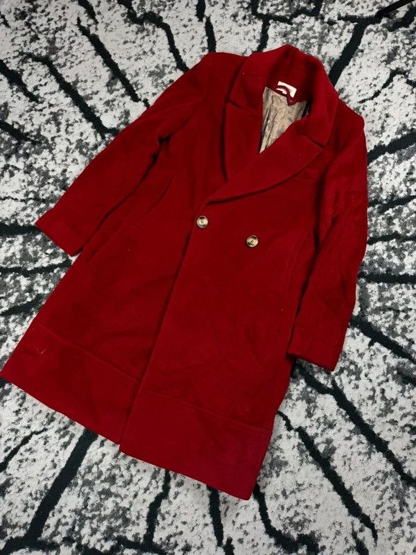 Kenzo Kenzo long wool coat red 40 Size S / US 4 / IT 40 - 2 Thumbnail