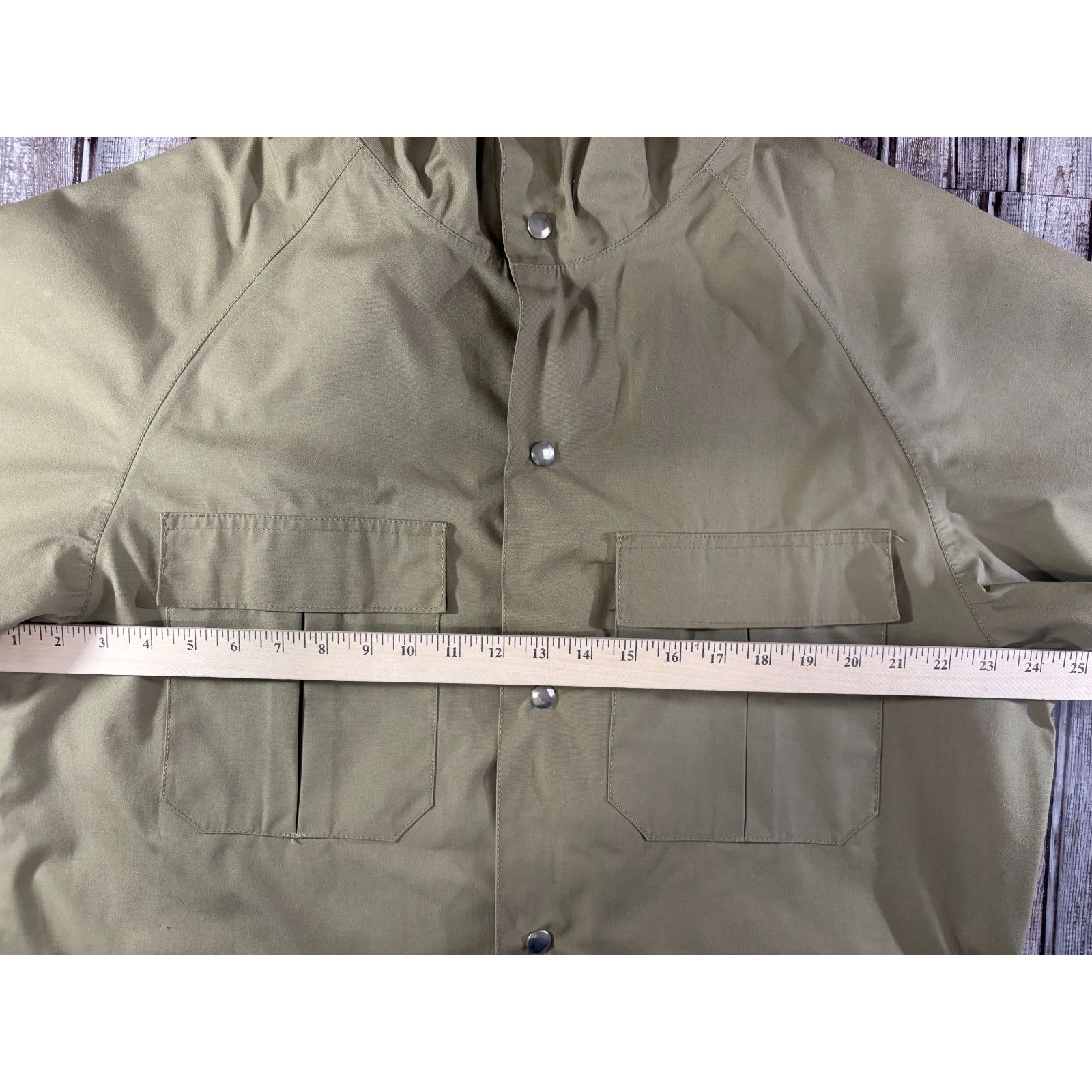 Orvis Orvis Cotton Gore-Tex hooded Hunting Fishing Field Jacket si Size US L / EU 52-54 / 3 - 6 Thumbnail