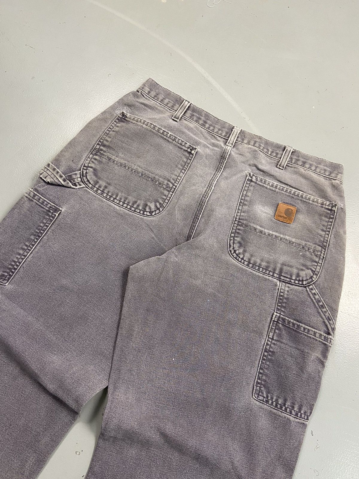 Carhartt × Vintage Vintage Carhartt faded carpenter denim Size US 34 / EU 50 - 12 Thumbnail