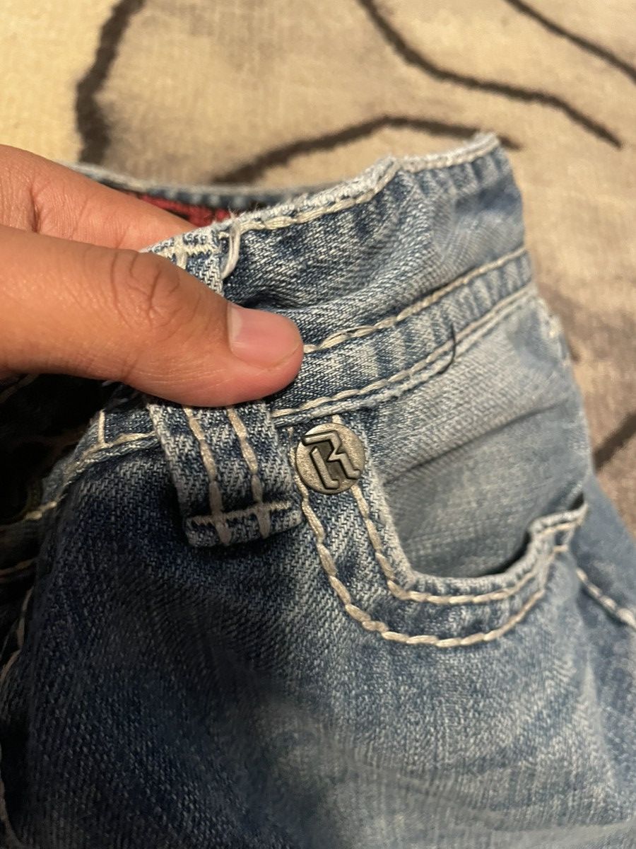 Rock & Republic Rock&Roll jeans cowboy denim double barrel Size US 33 - 3 Thumbnail