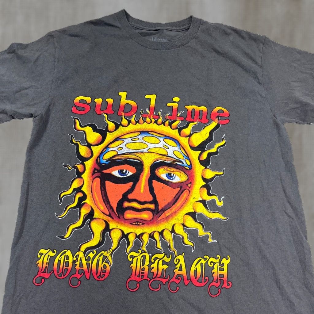 Etro Sublime Shirt Men Medium Gray Tee Band Concert Tour Retro Rock Long Beach Sun Size US M / EU 48-50 / 2 - 1 Thumbnail