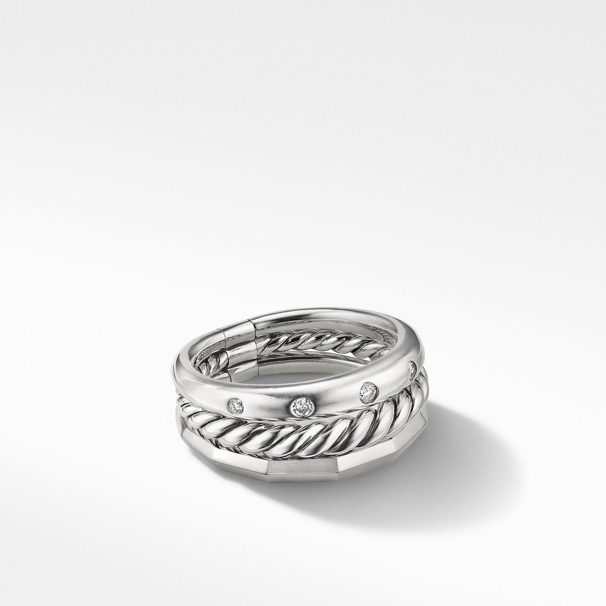 David Yurman o1w1db11025 R16230D /Size 6 / Ring in Silver Size ONE SIZE - 1 Thumbnail