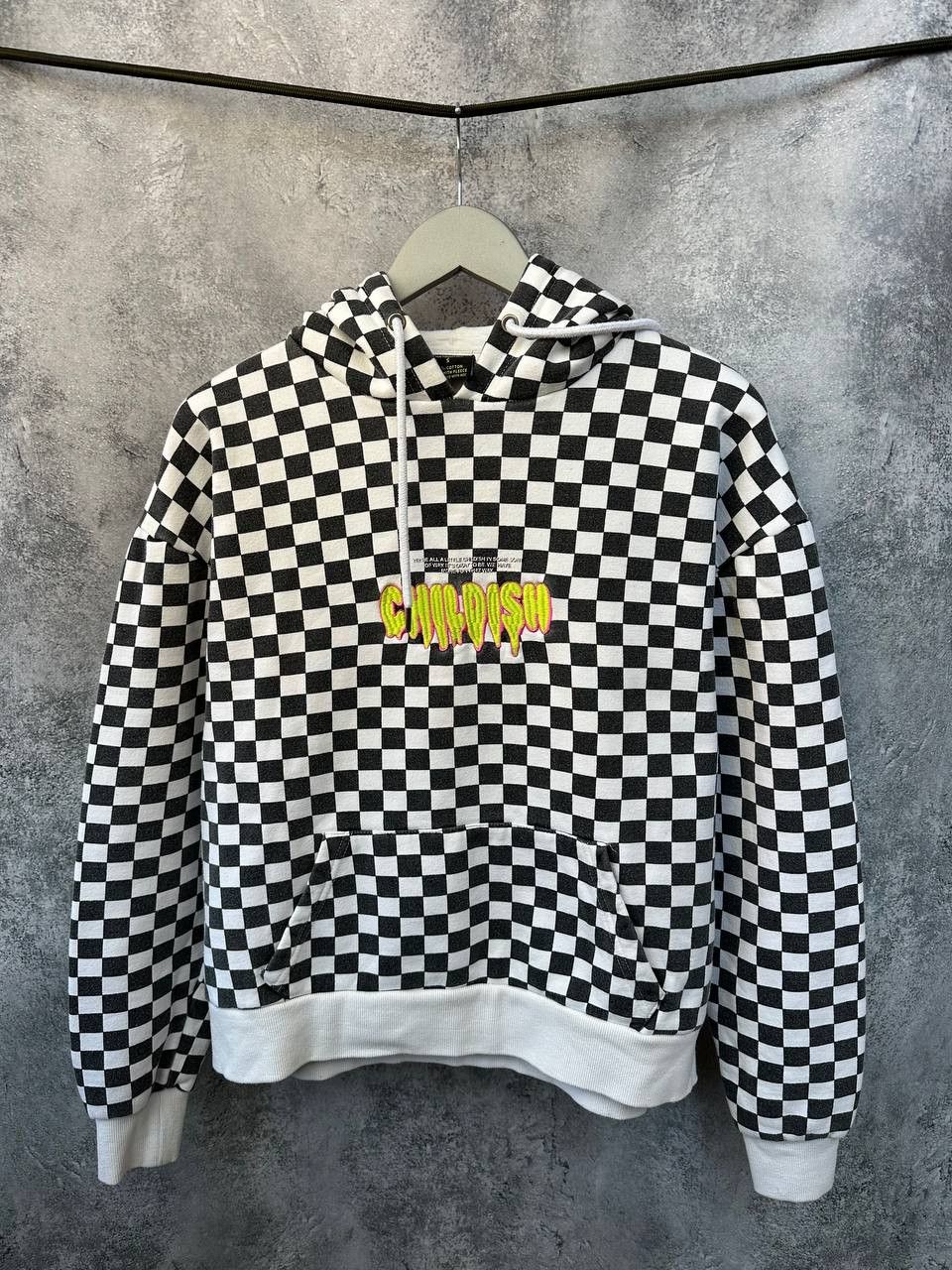 CHILDS × Vintage CHILDISH TGF Checkered Skater Hoodie Pre-2000 Size US S / EU 44-46 / 1 - 3 Thumbnail